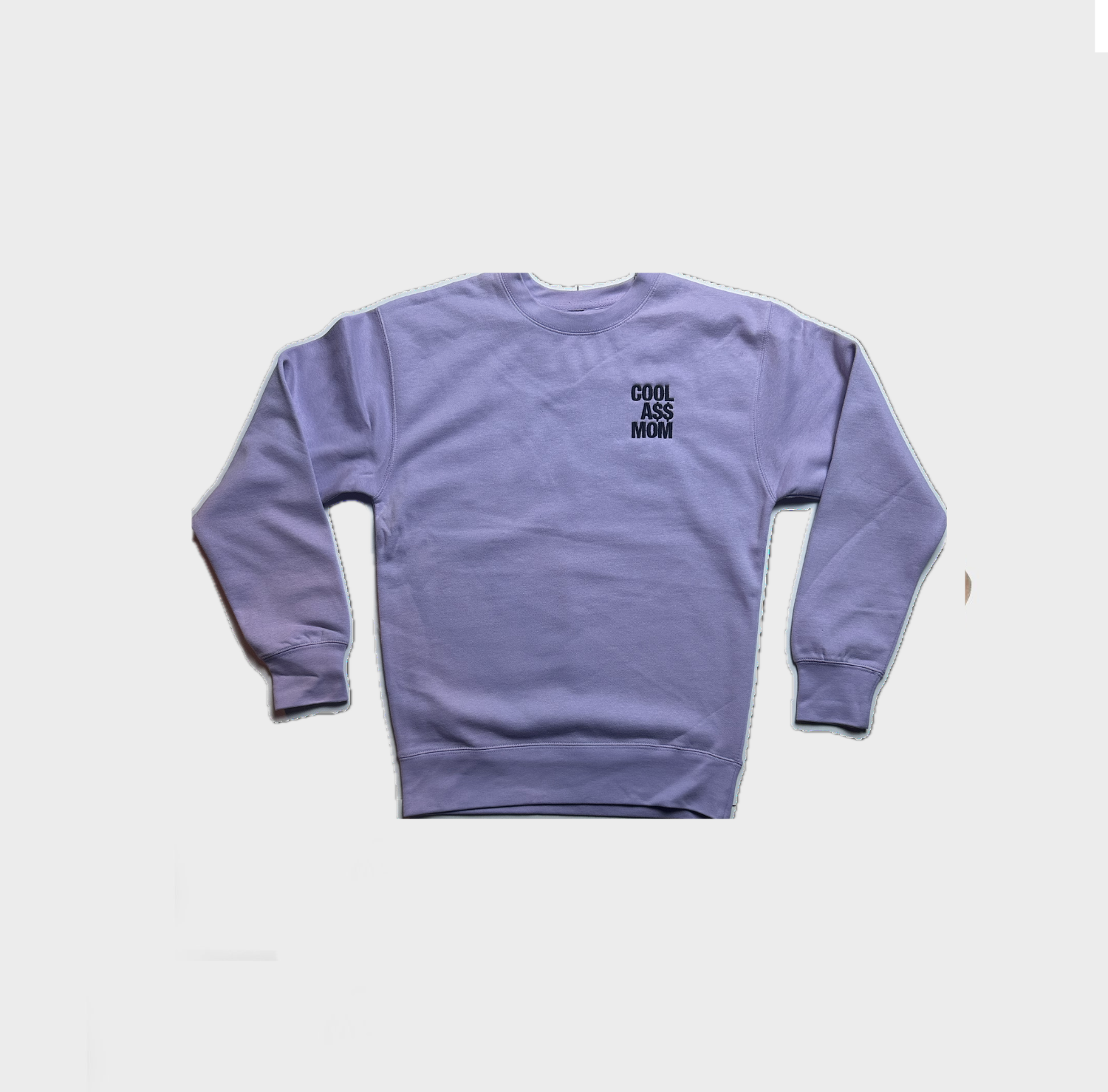 Cool A$$ Mom Premium Crew Neck (Lavender)