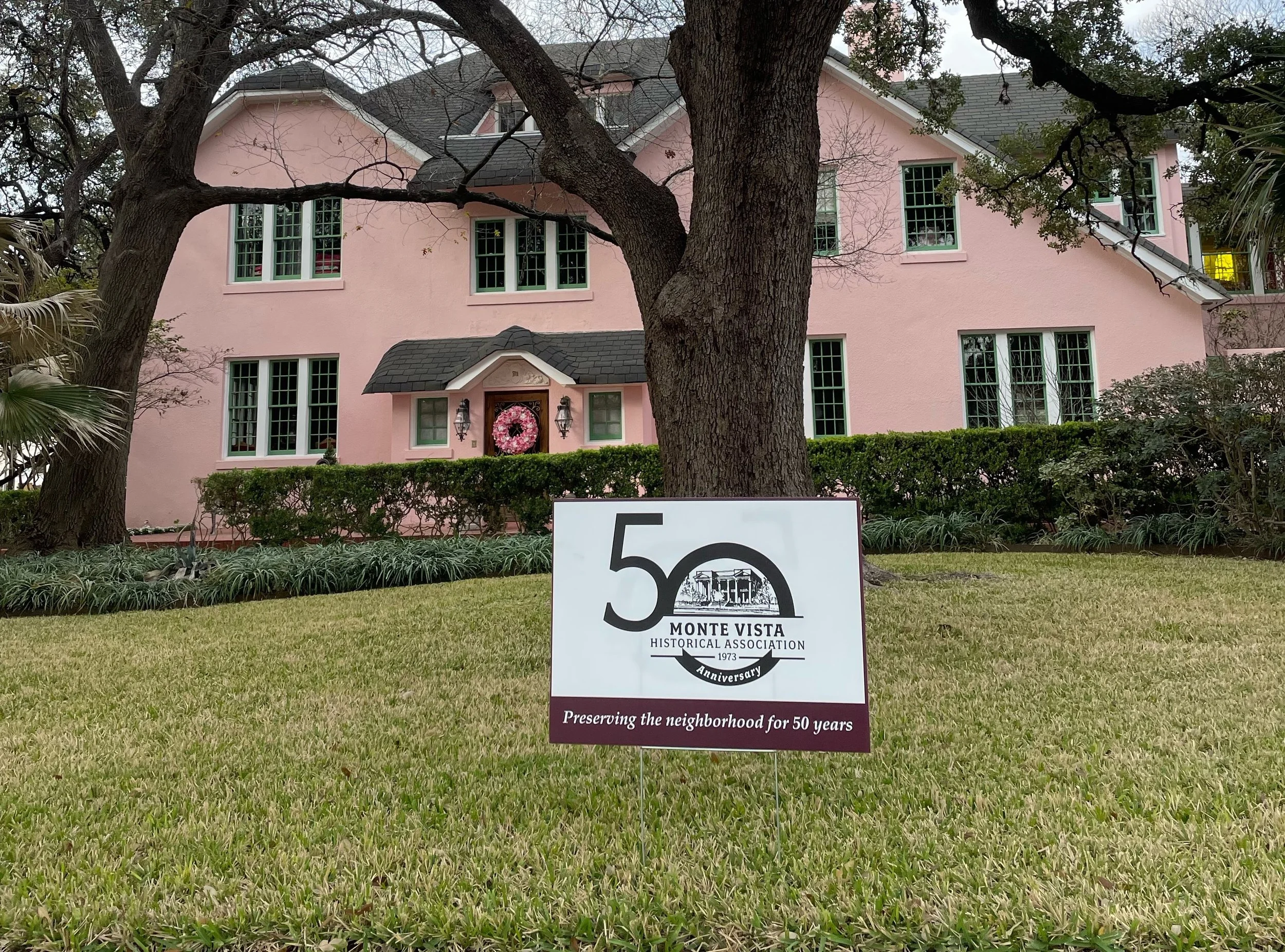 50th Anniversary Yard Sign