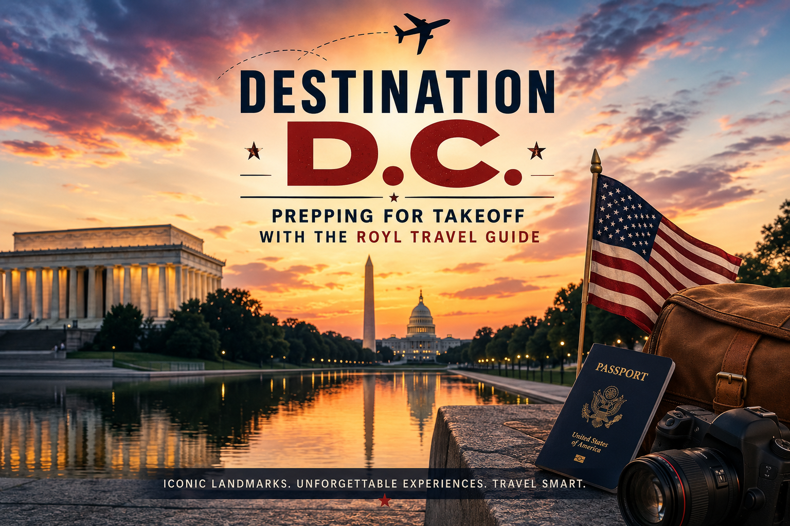 ✈️ Destination D.C.: Prepping for Takeoff with The Royl Travel Guide 🇺🇸