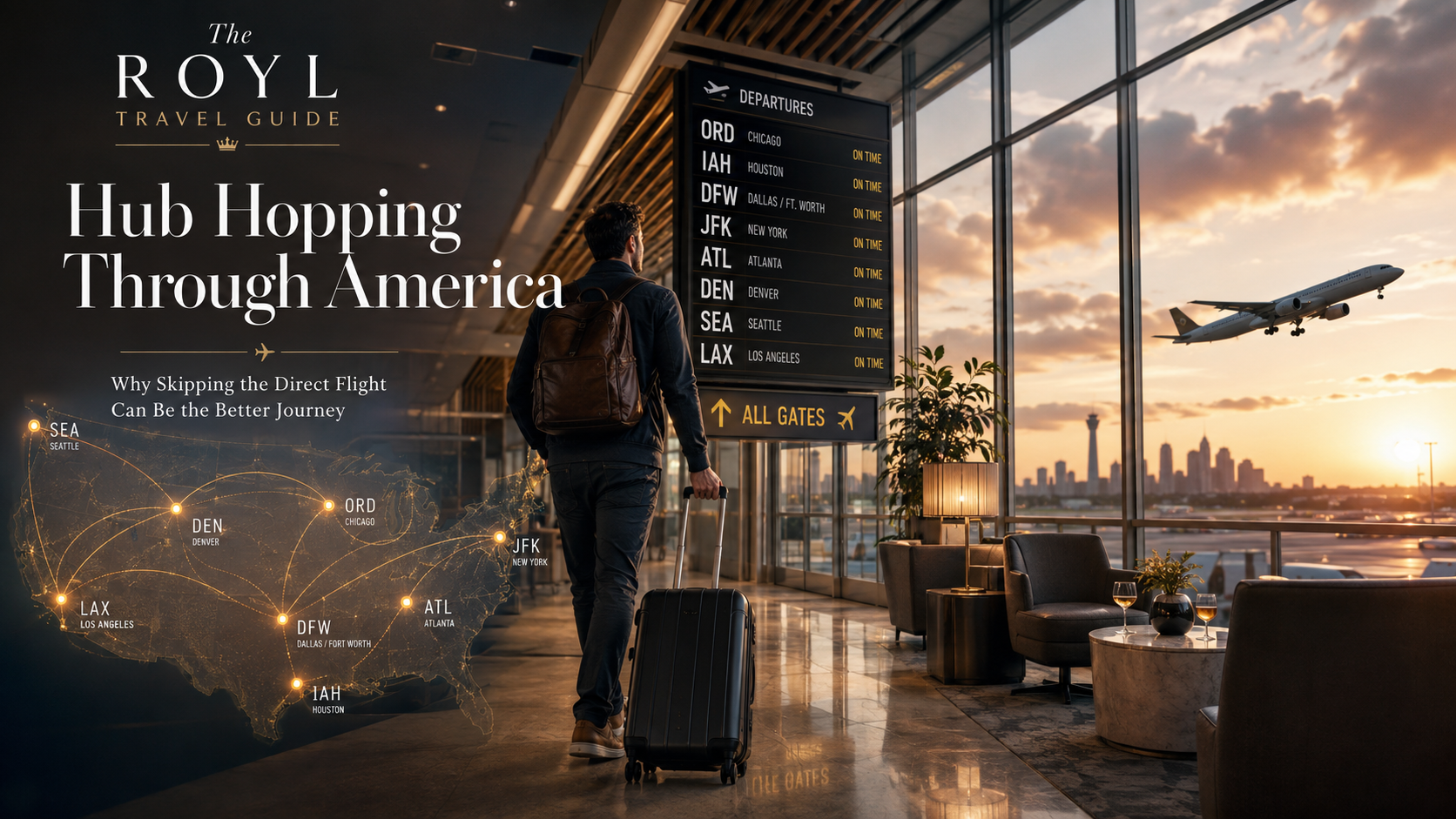 The Benefits of "Hub Hopping": Why You Should Skip the Direct Flight (Hub Hopping Through America)