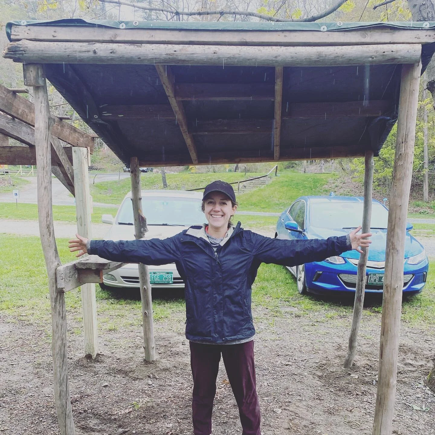 Huge shoutout to my partner Jake for putting together my rickety old market booth with me! Excited to serve you gluten free sweet treats and breads this Saturday at the first @brattleborofarmersmarket of the season! #homemade #readytogo