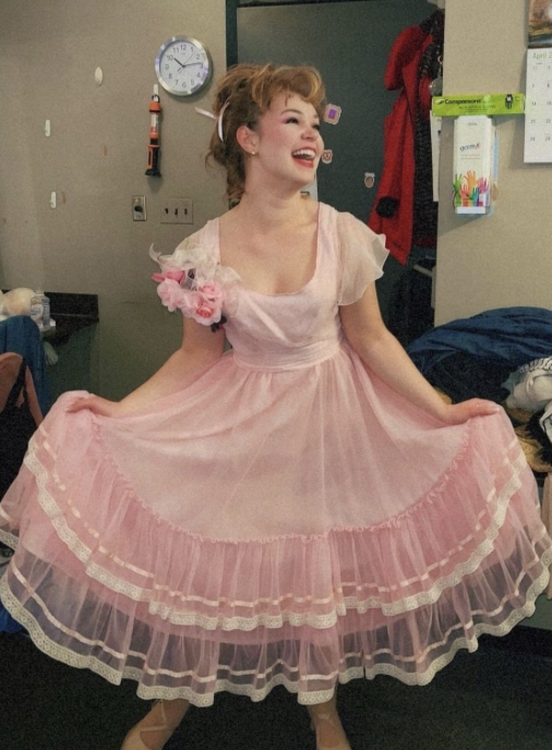 footloose pink dress Footloose Prom Dress