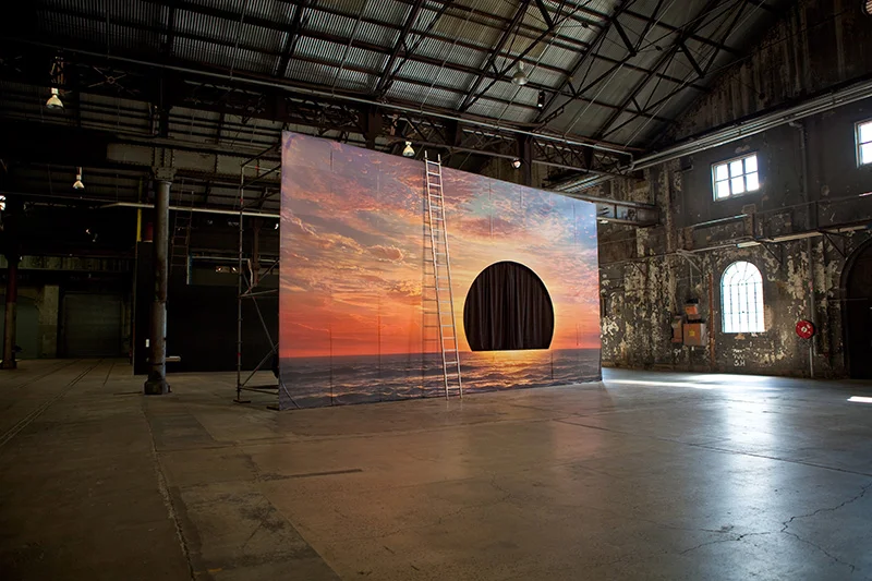 The Sun’s Rehearsal (Installation view at Carriageworks for the 20th Biennale of Sydney), 2016 (Photo: Neha Choksi)
