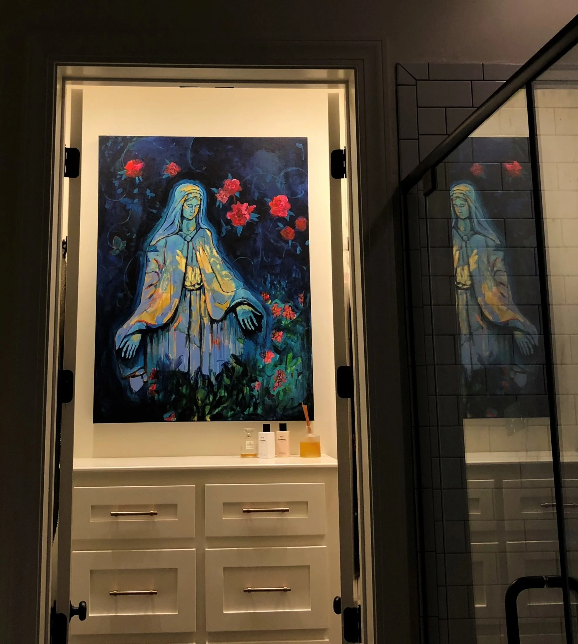 Mary in a collectors home