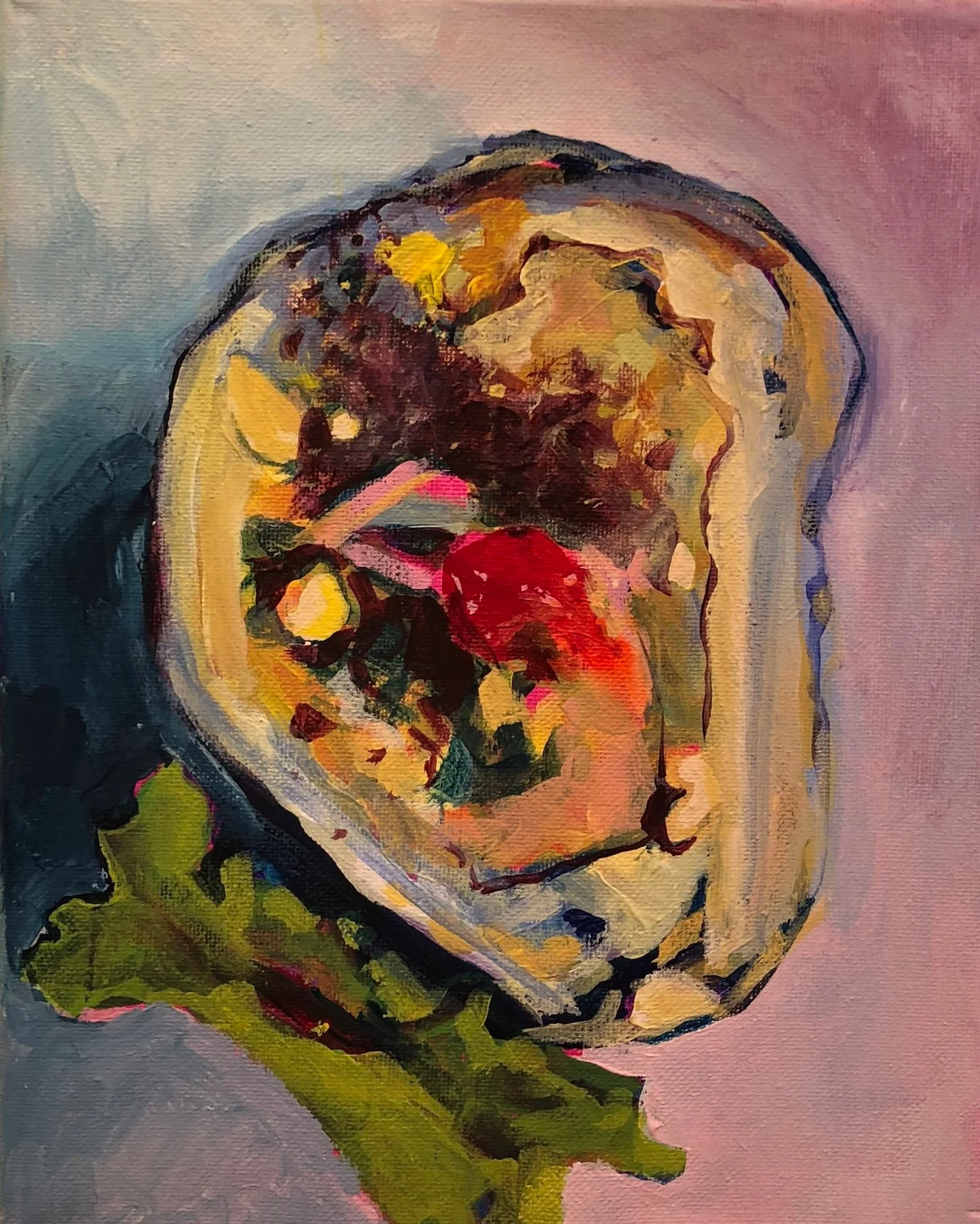 "Umami" 8X10 acrylic on canvas $125