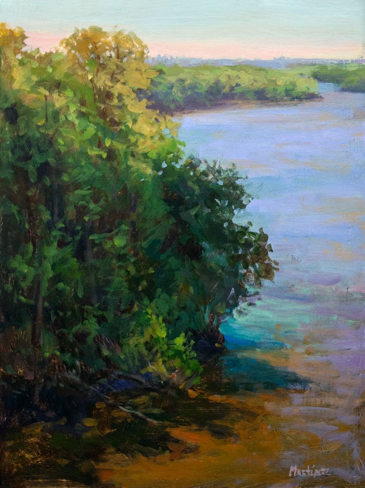 Katherine-Martinez-View-From-the-Chain-of-Rocks-Bridge-12x16-acrylic-on-panel-WEB.jpg