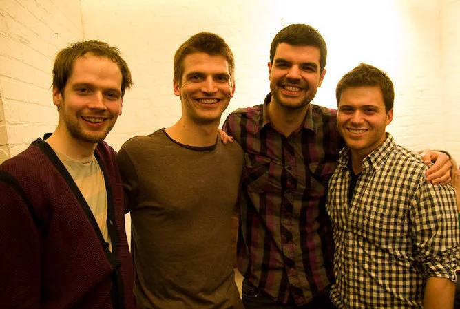 With the cast and director of Walter at The Network One-Act Festival - Photo by Justin Hoch