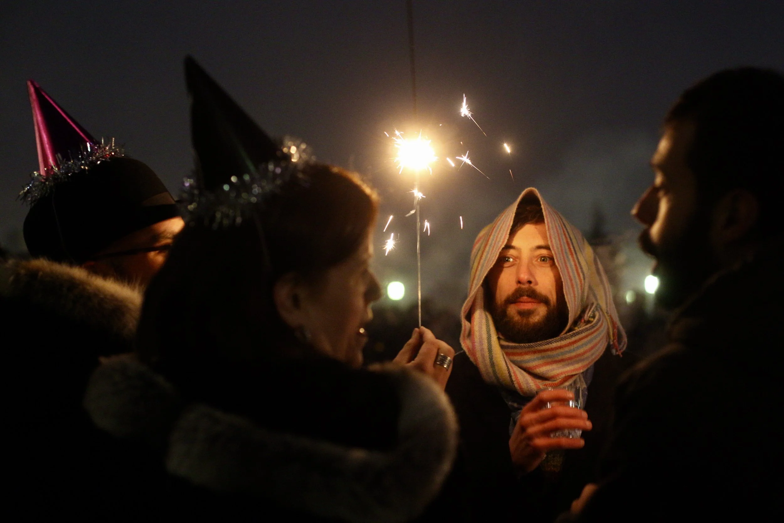  Visitors from all over the world were here to celebrate. 