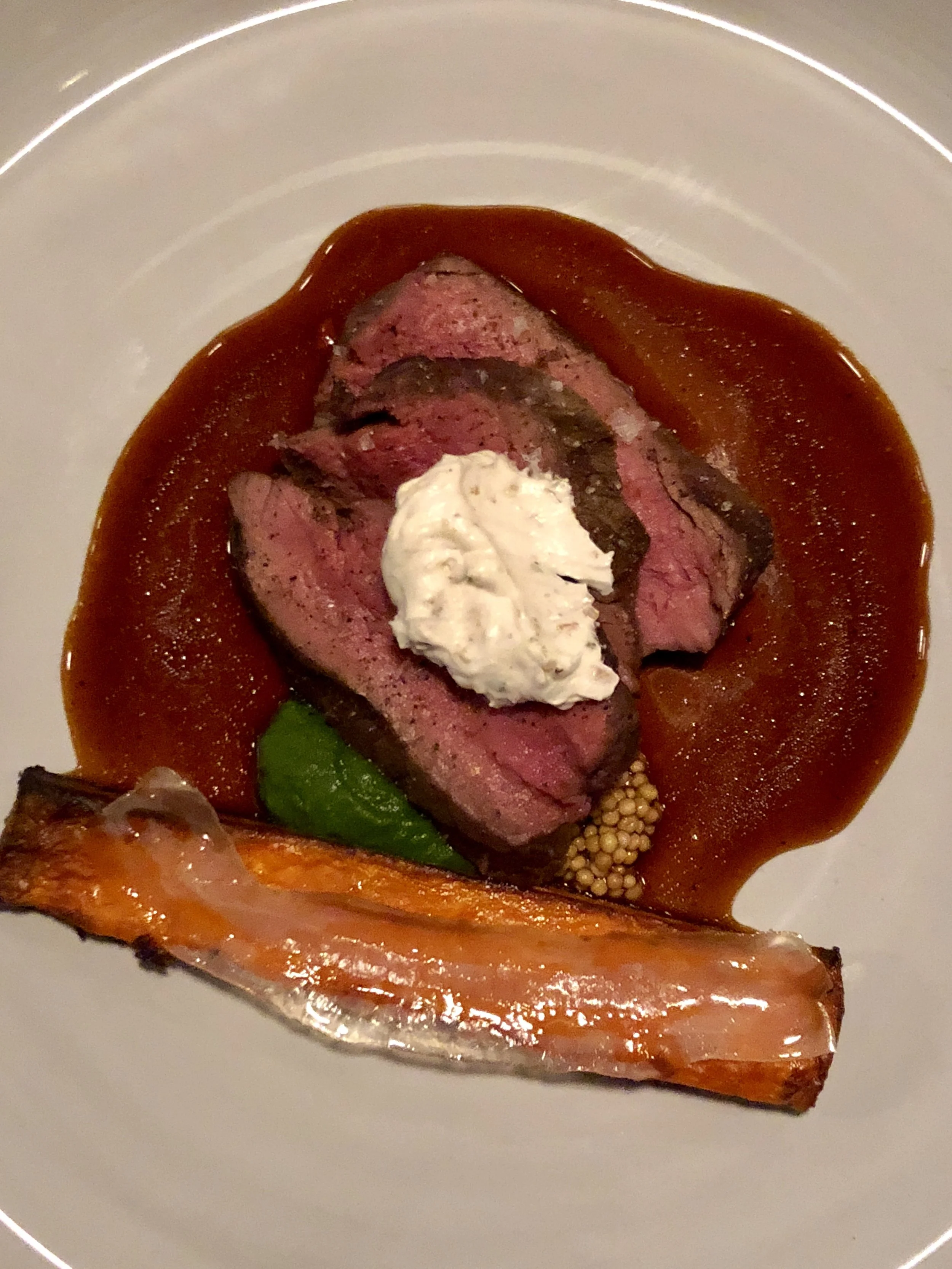 The beef bordelaise at Nostra