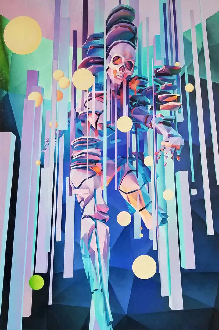 Transmutation- 2x3ft acrylic on wood