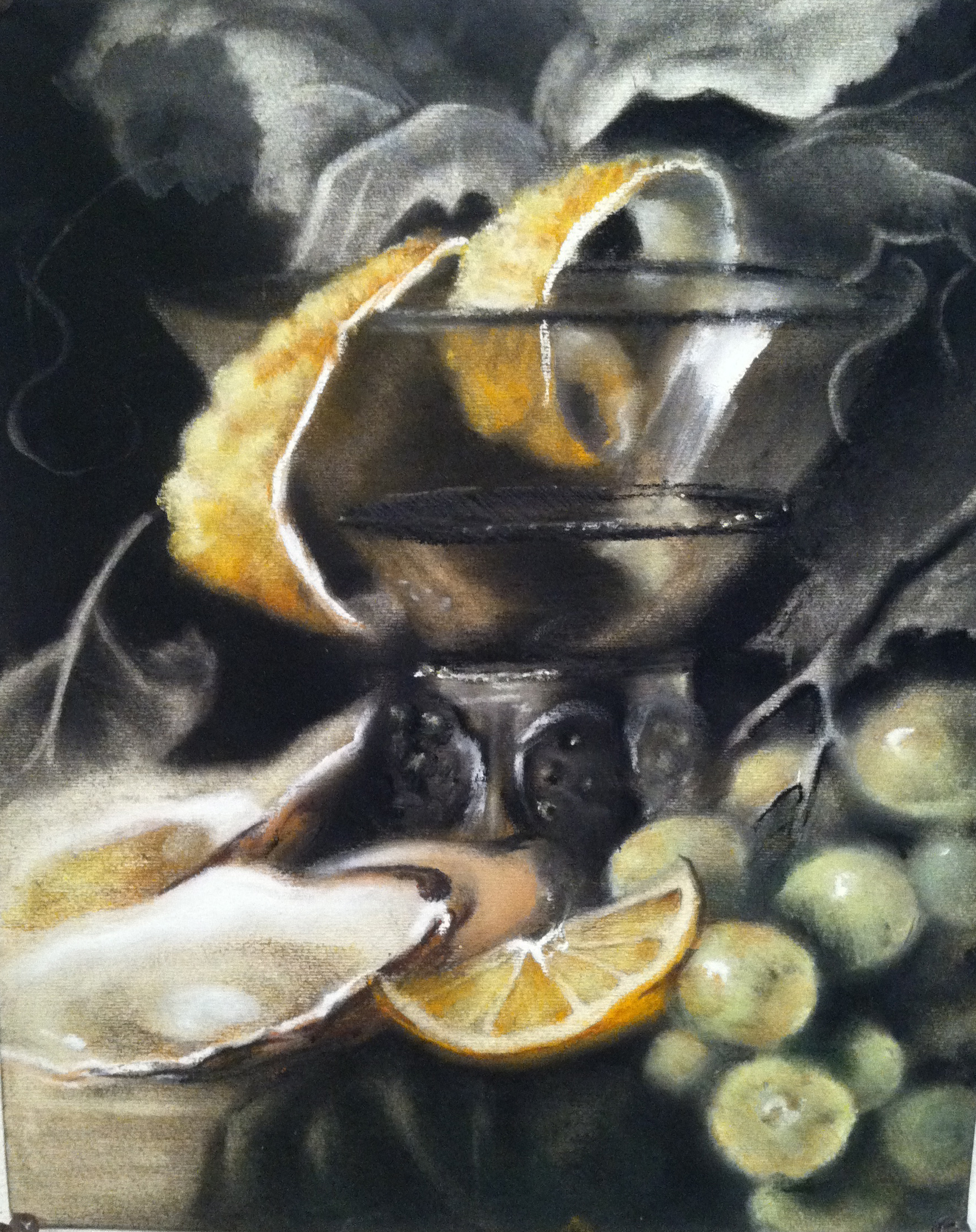 Lemons and Oysters (after Jan Davidsz de Heem)
