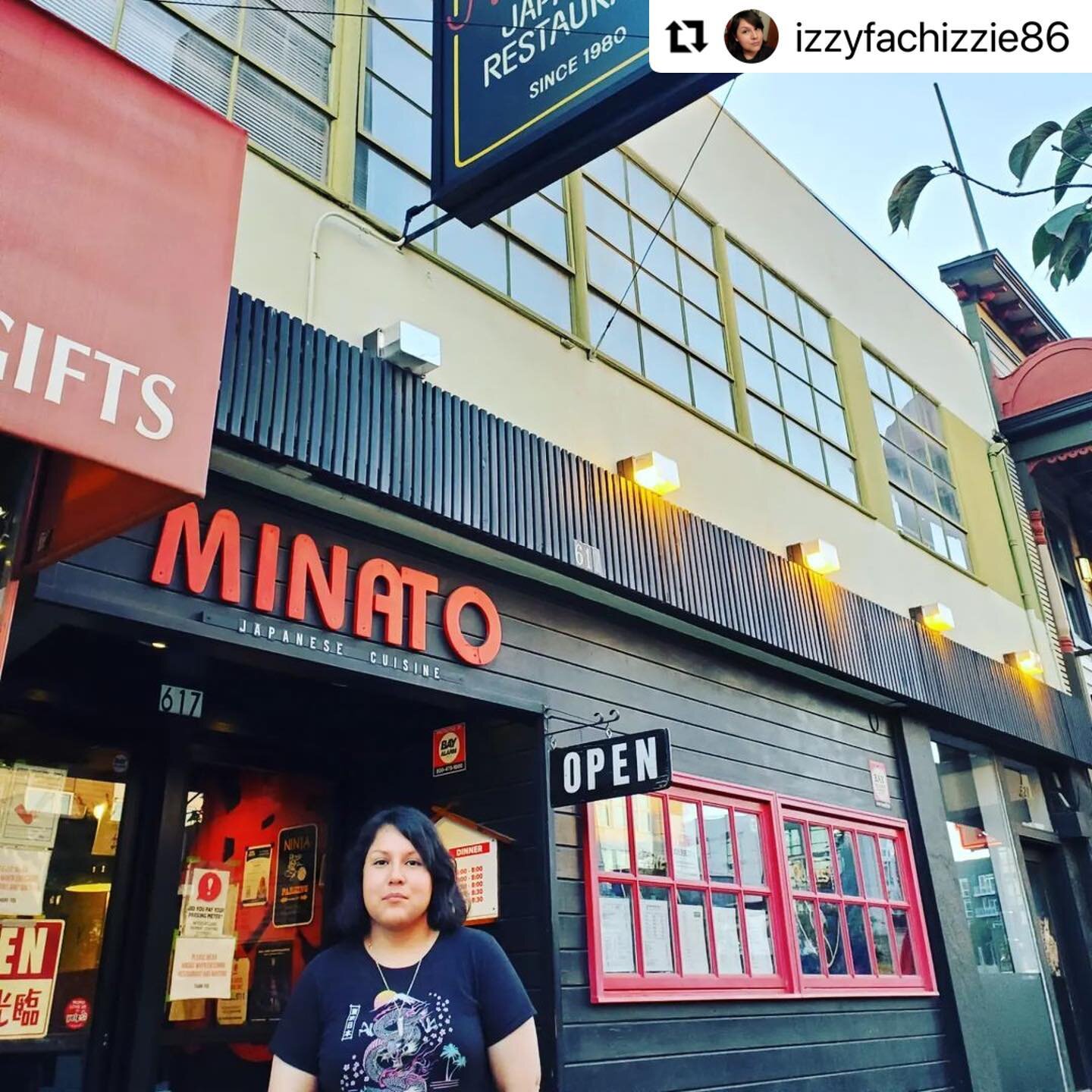 We &hearts;️ Minato, too! Thanks for visiting, Isabel!  #Repost @izzyfachizzie86 
・・・
Got off the plane and went straight to Japantown in San Jose to eat @minato_restaurant the food is so delicious. Definitely recommend 👌. Thanks to my sister and br