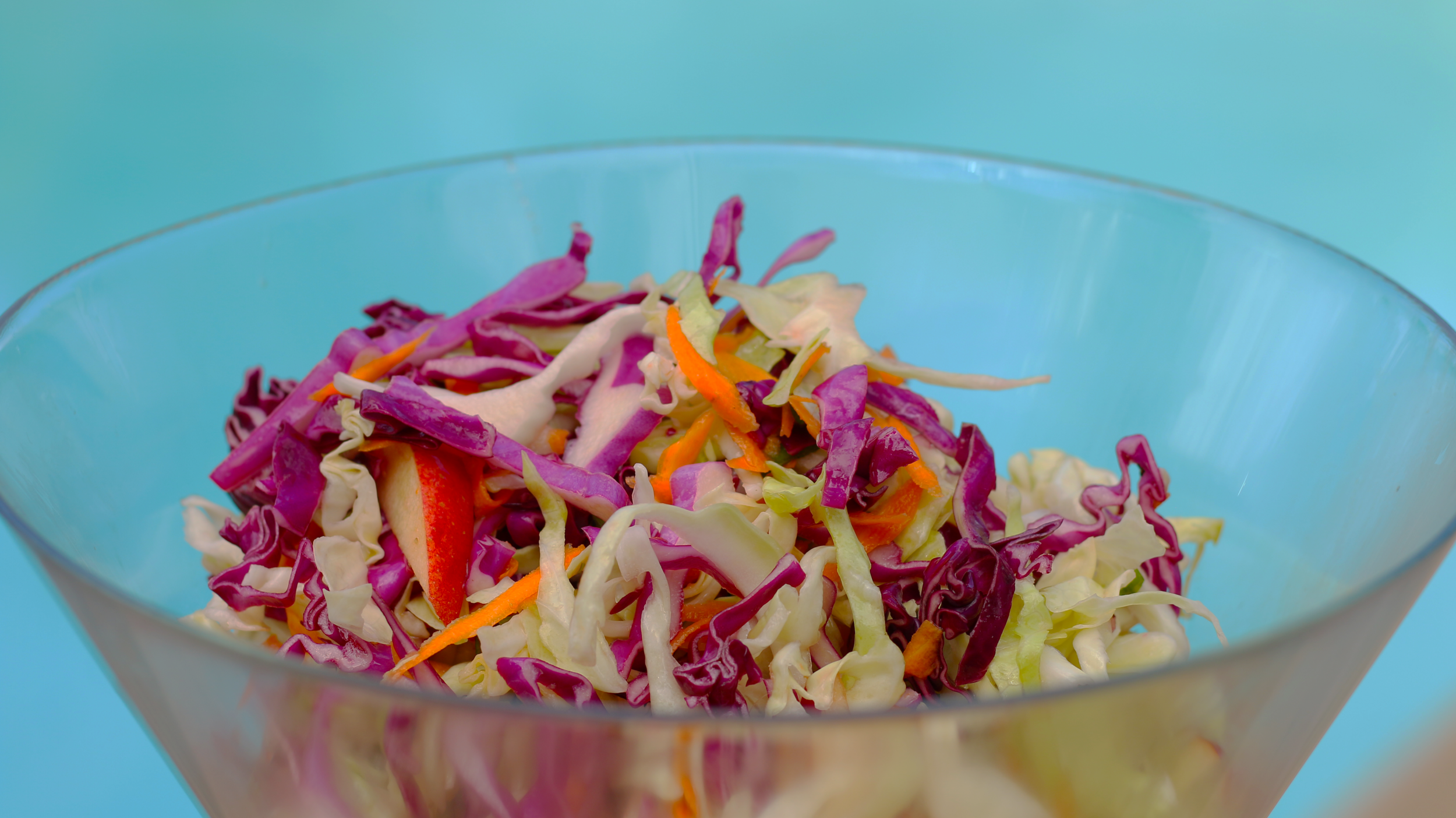 Apple & Red Cabbage Quick Slaw