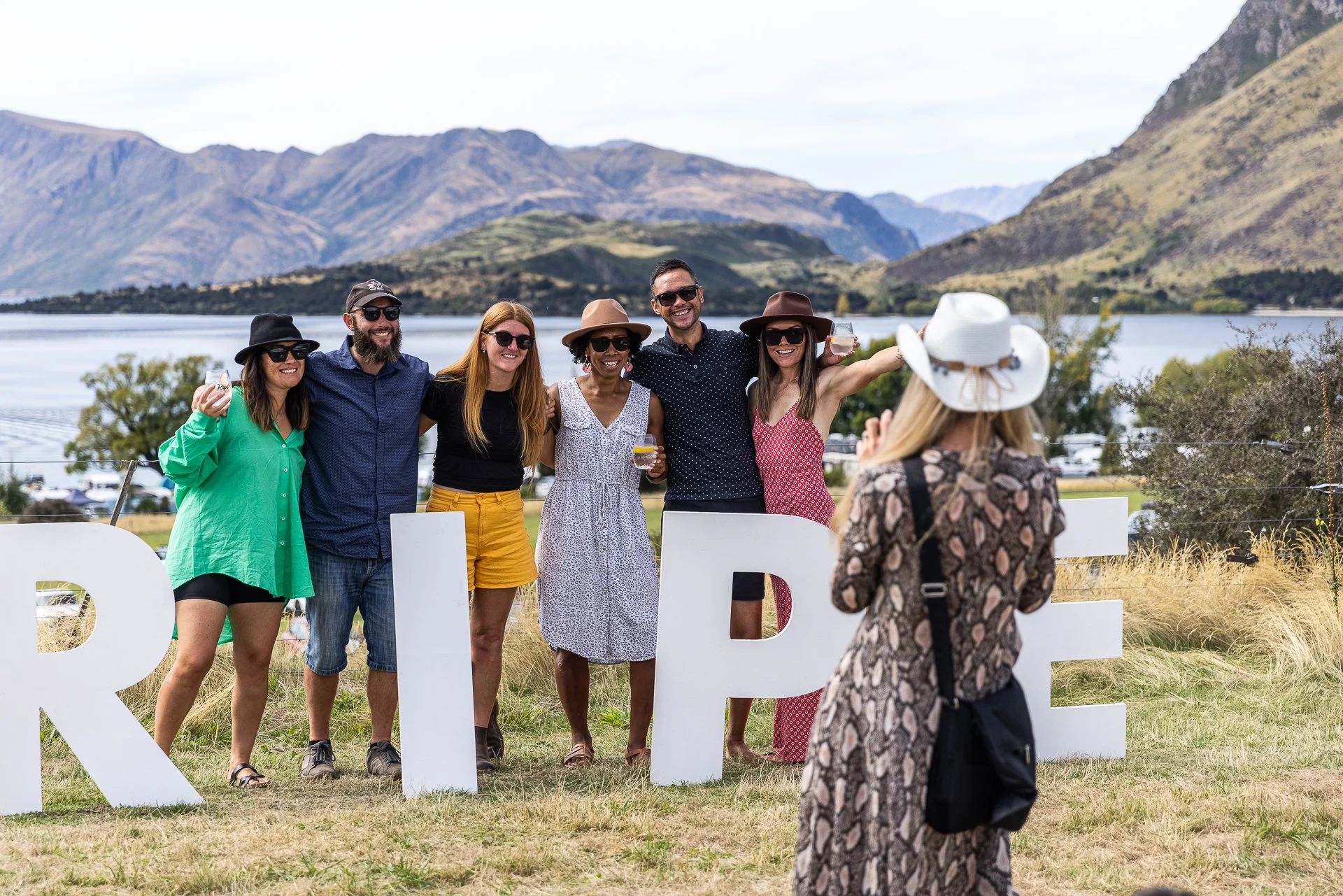 Relax by the lake with fine wine, food, and music