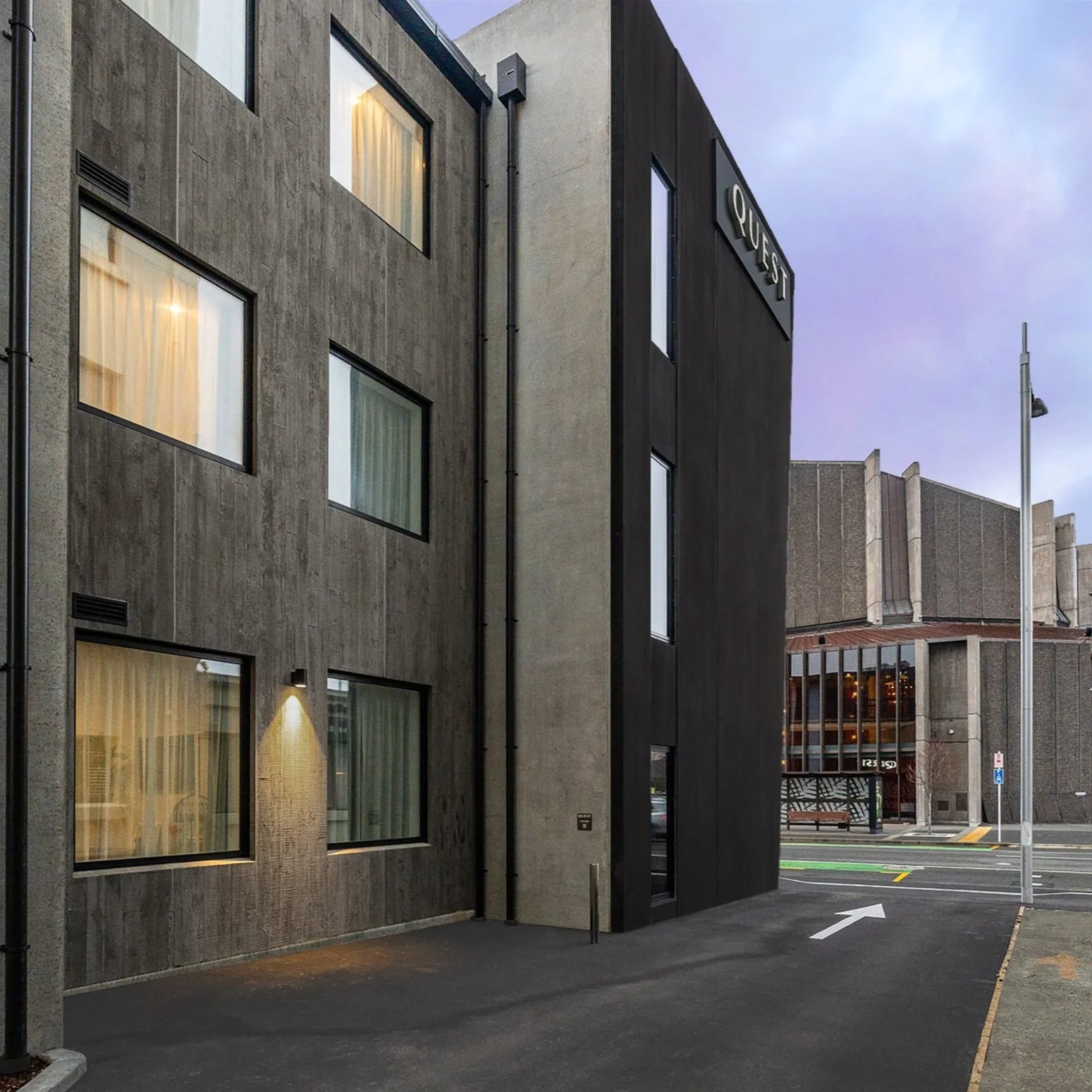 Architectural design with a heritage view