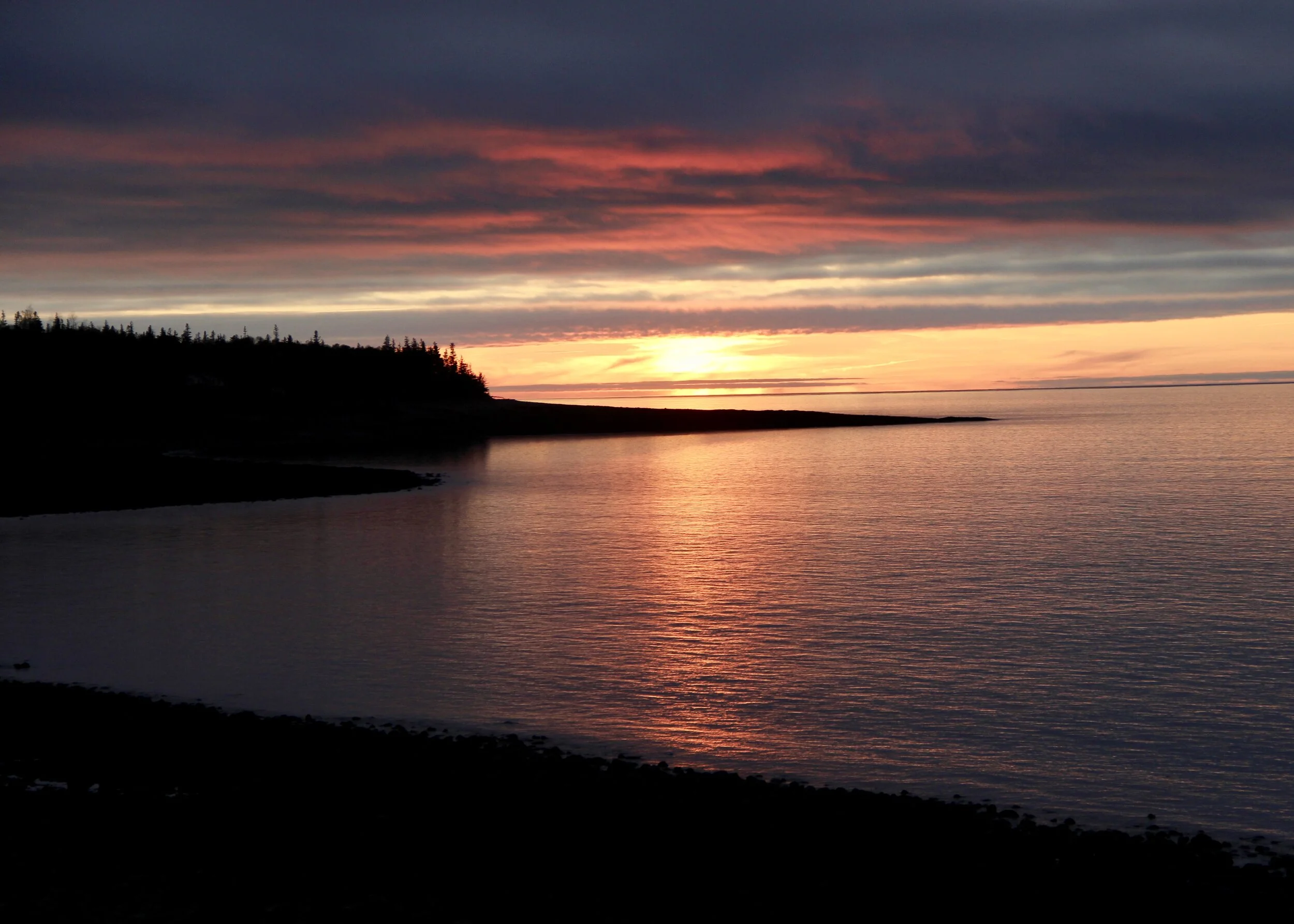 Sunset at Halls Harbor