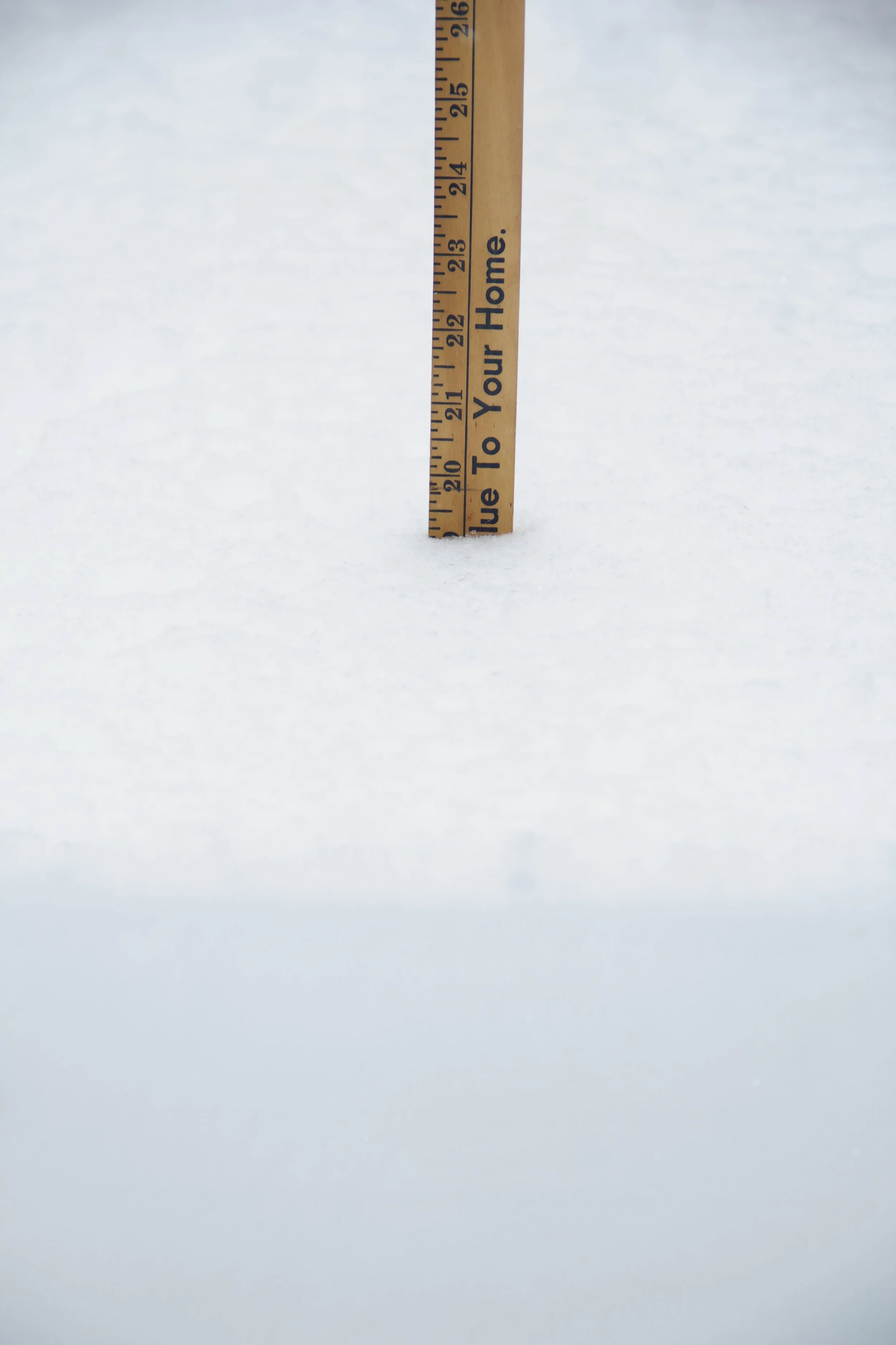 Yeah, we get a little snow here!