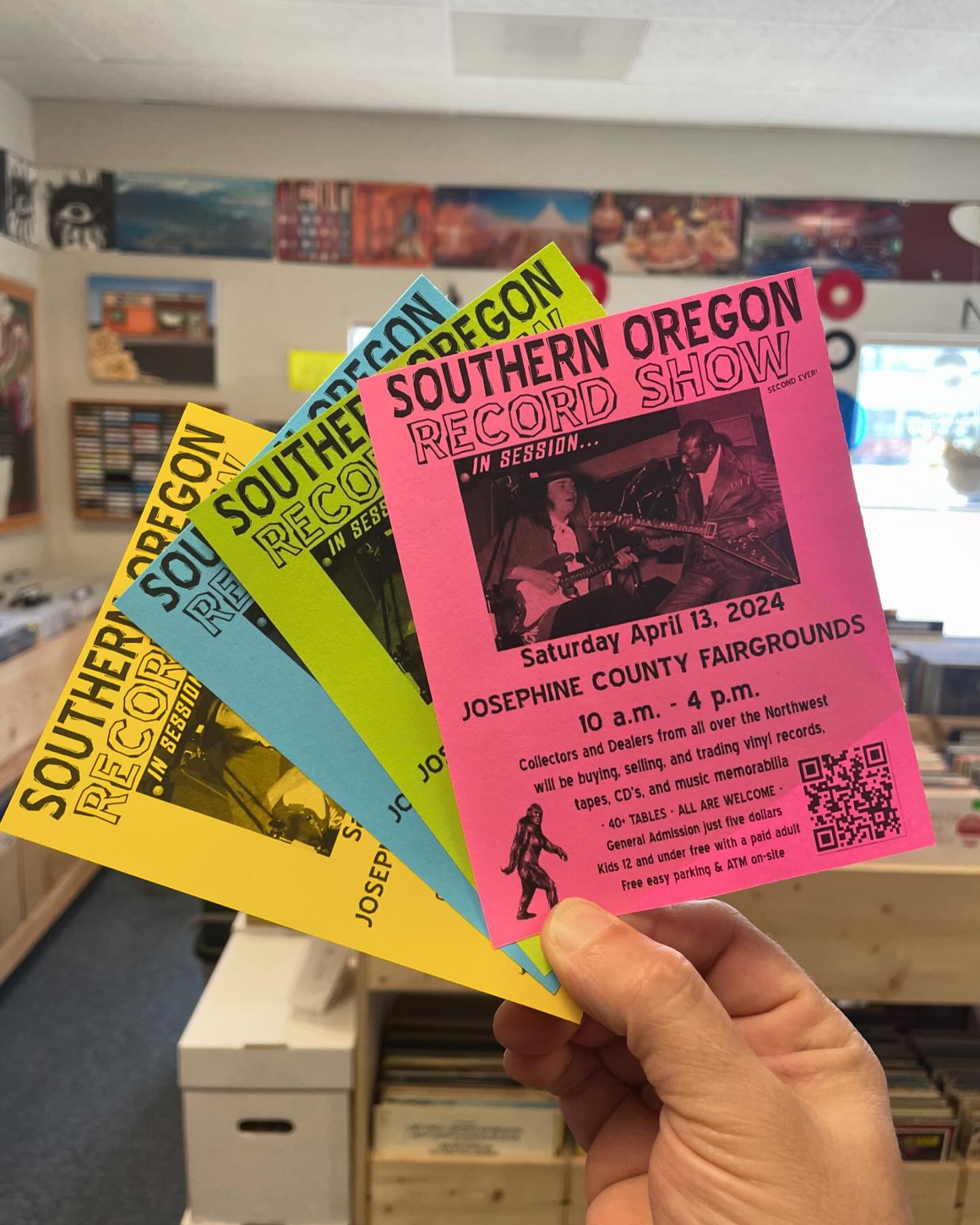Gearing up for the Southern Oregon Record Show this Saturday! If you can&rsquo;t make it out to Grants Pass the shop will be open regular hours with Kat and Biscuits working the counter. Shop open noon to 6 PM Wednesday through Saturday. 

#supportyo