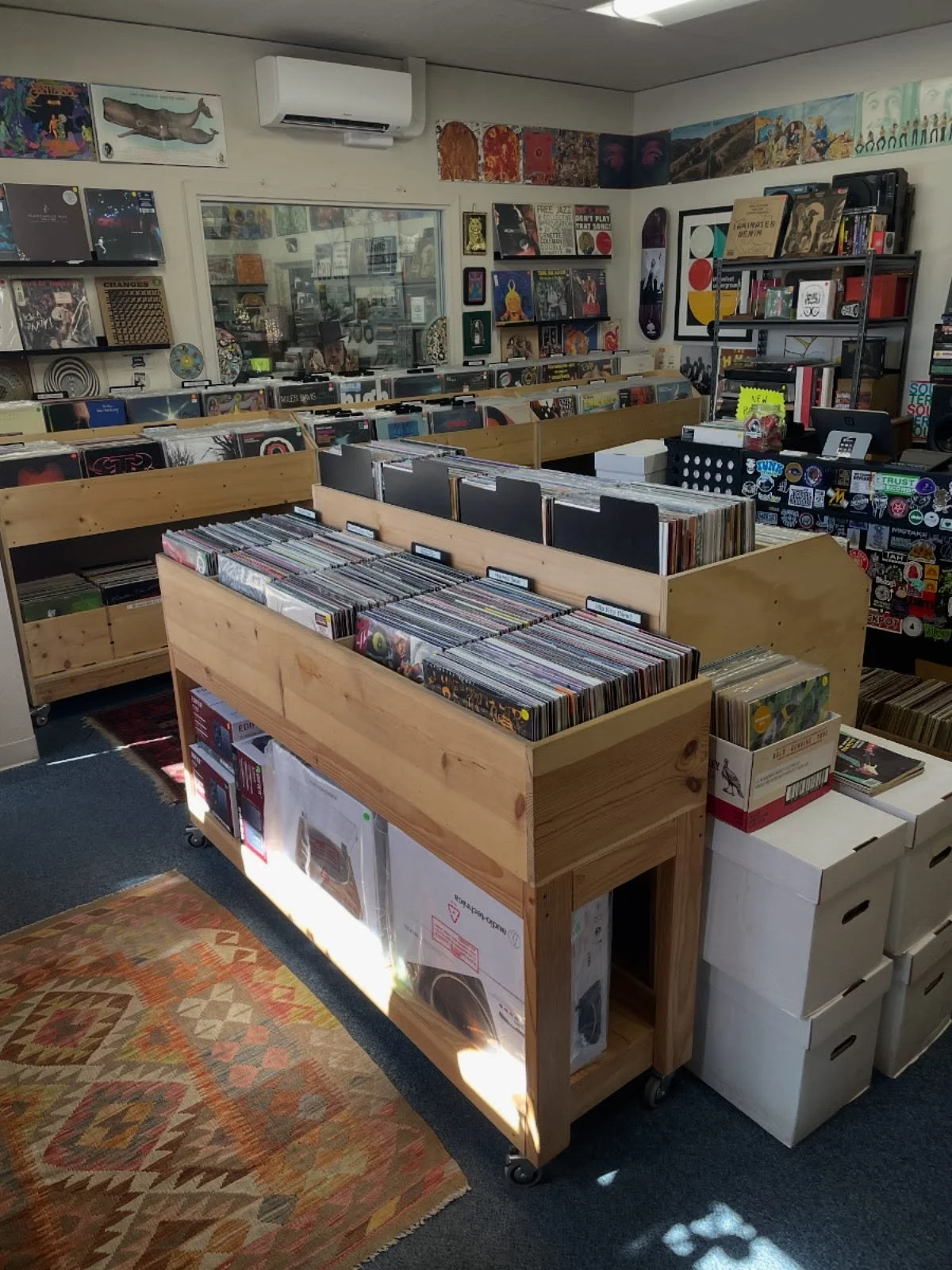 Bins are full! Come through for a dig. 

Open Wednesday through Saturday 
Noon to 6 PM 

#supportyourlocalrecordstore