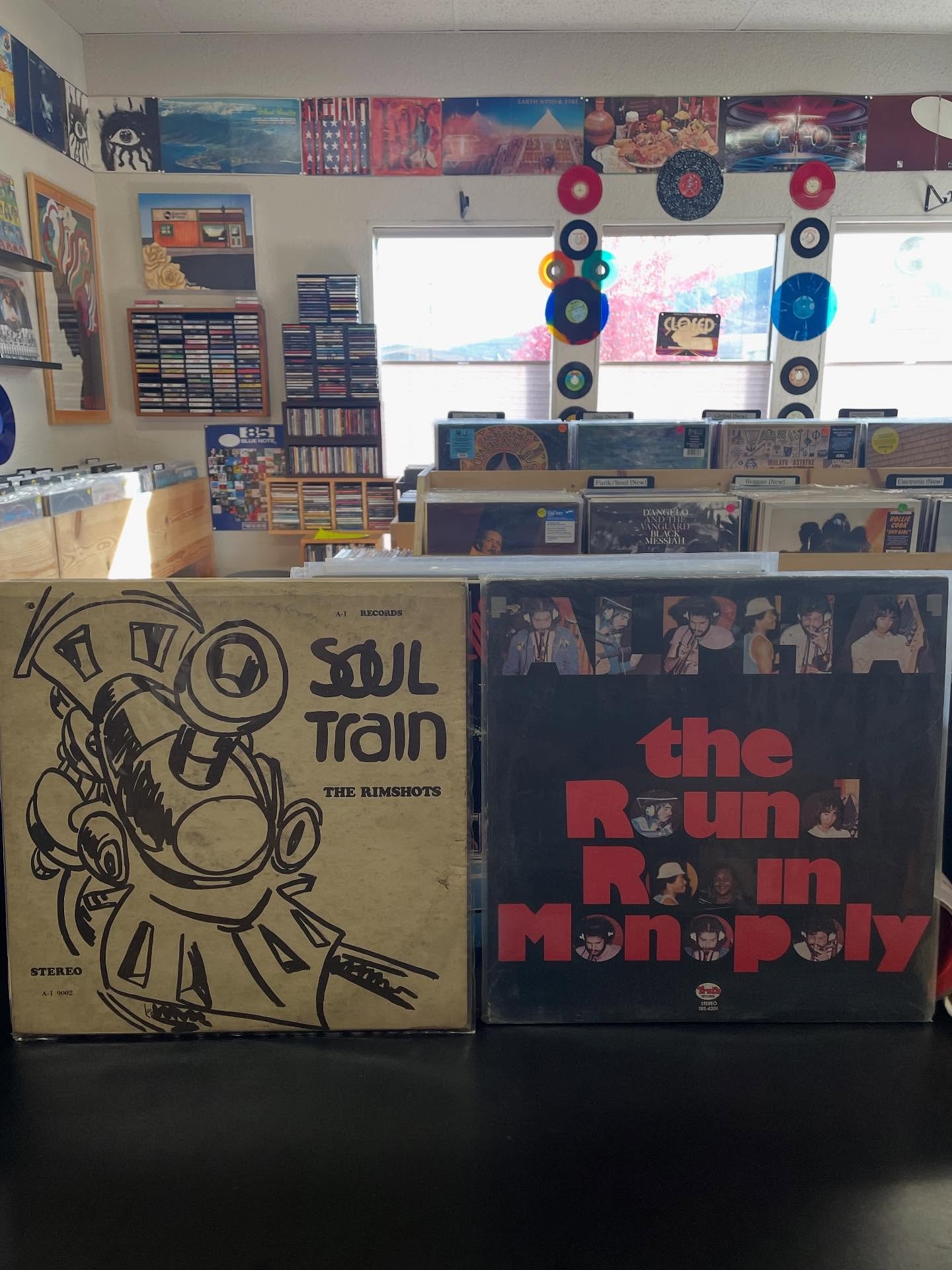 Back at it with a nice batch of funky rarities getting priced up and hitting the bins. Come through for a dig. 
Shop is open Wednesday through Saturday 
Noon to 6 PM 🤩