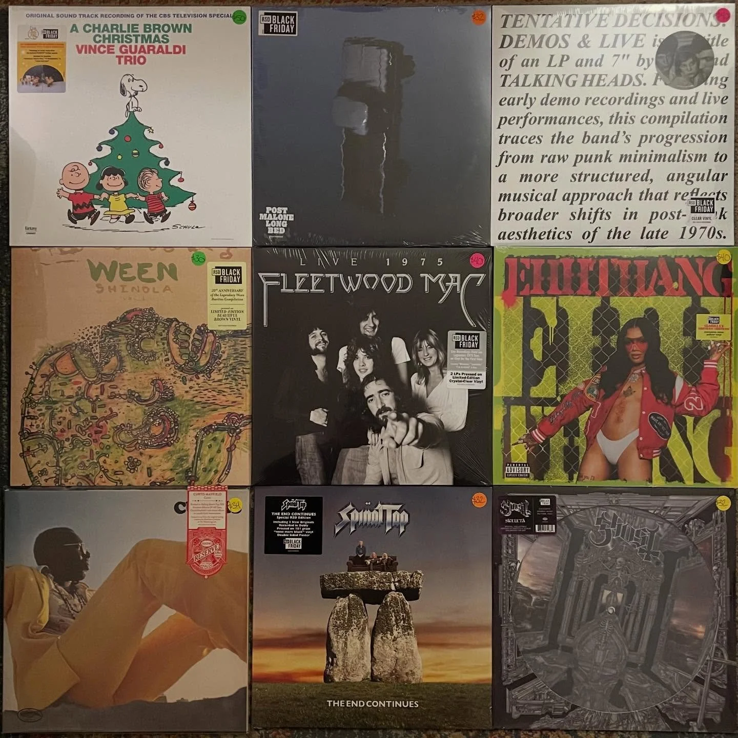 ATTENTION SHOPPERS

Here are all the RSD exclusives going out on Friday. Supplies are limited!
If you don&rsquo;t see what you are looking for then I don&rsquo;t got it. Lucky for you @timemachinerecords has a bunch of exclusives and so does @themusi