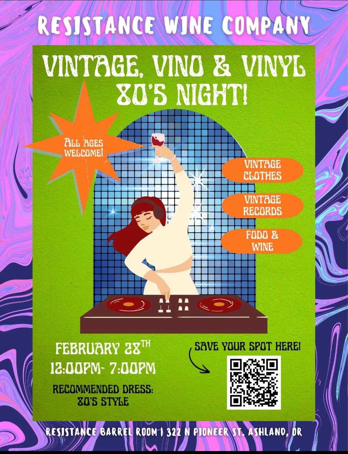 THIS SATURDAY!!!

B&amp;V is taking a little field trip to @resistancewineco for Vintage, Vino, &amp; Vinyl. Going to be bringing a bunch of recent acquisitions, unearthed backstock, and a couple crates of 80s picture sleeve 45s! Should be fun. Come 
