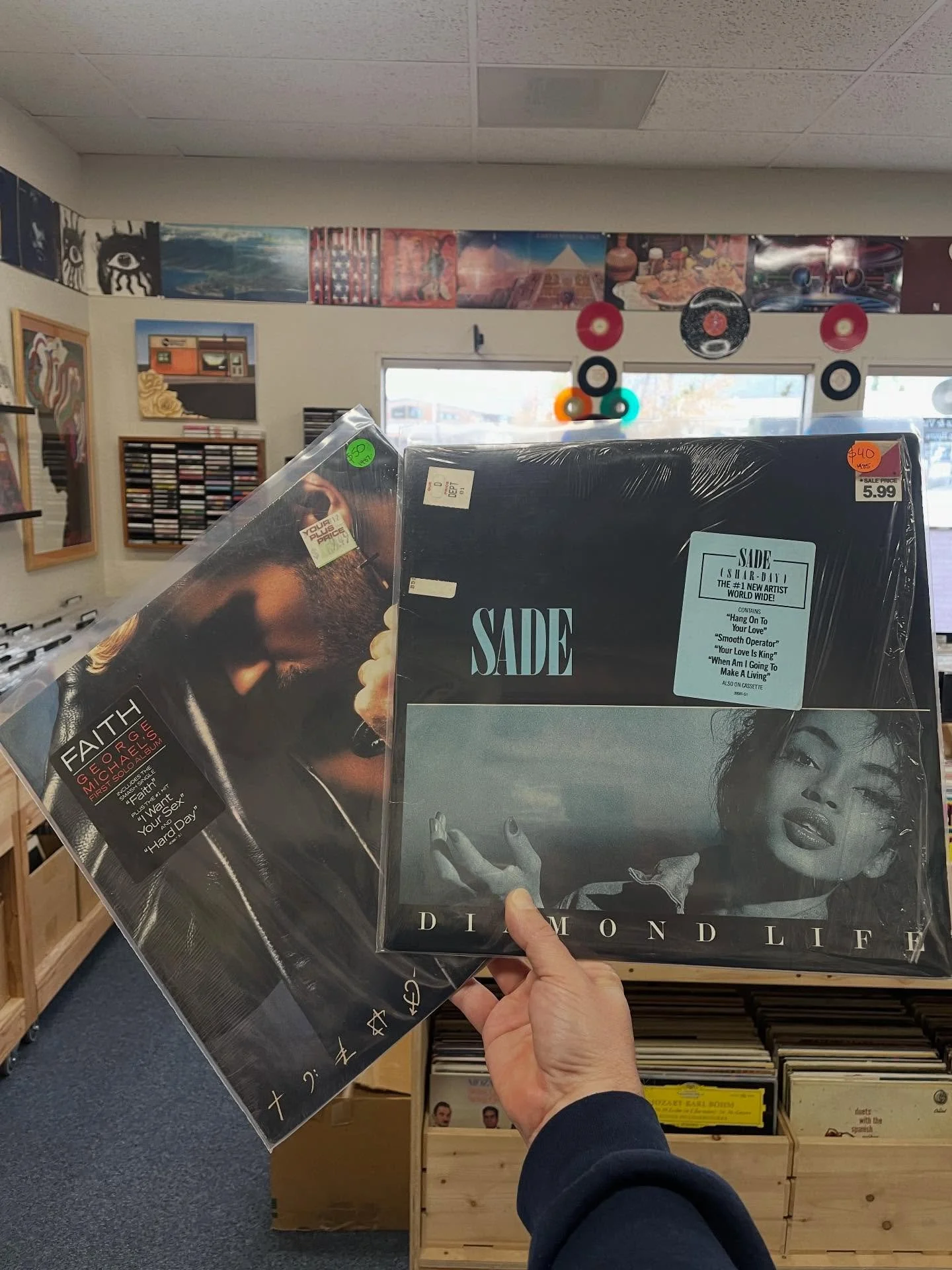Restocking the 80s section with some clean classics looking like they fresh out the mall. No foolin&rsquo;. Come through and see for yourselves. Open til 6. 

#supportyourlocalrecordstore