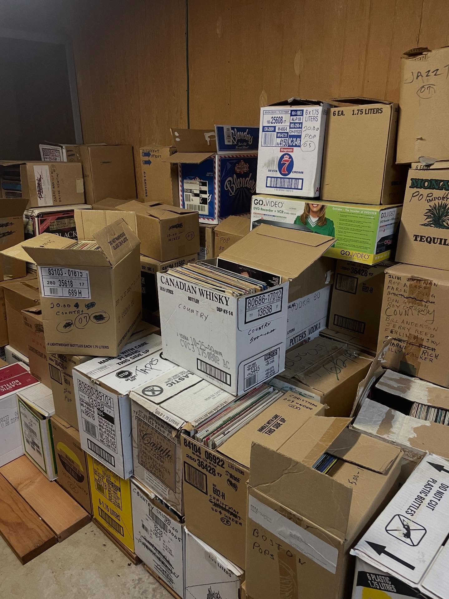 Round 2 in the barn! Found a sealed Incredible Bongo Band 😵&zwj;💫 and a few other gems amongst the boxes of Jim Reeves, Ed Ames, Barbara Streisand, etc. 

Might have a few of these ready to go on Saturday! Stay tuned. 

#supportyourlocalrecordstore