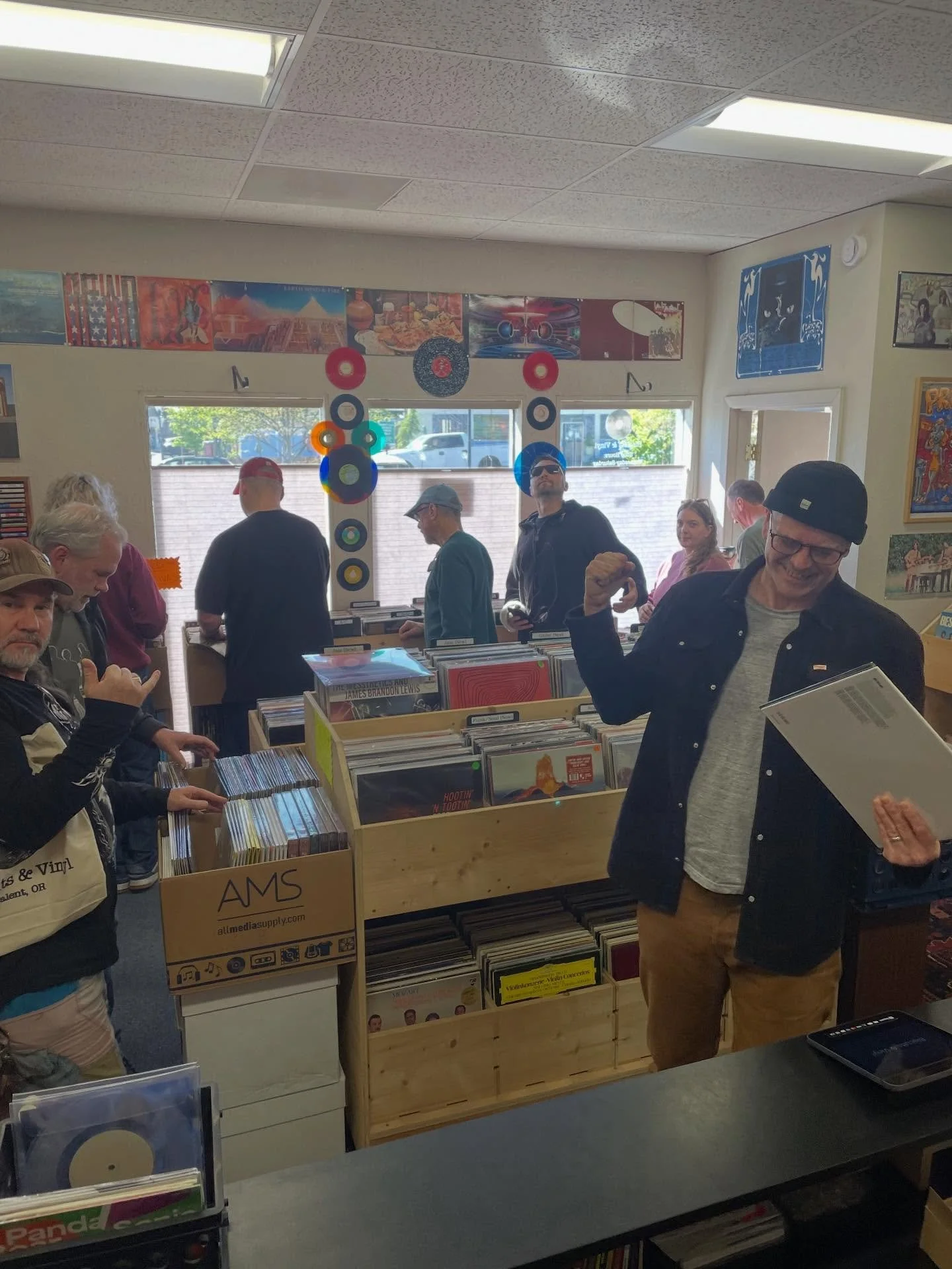 Lots of happy customers coming through the shop today! Still got some RSD exclusives left. Here til 5 if anyone&rsquo;s looking to dig. 

#supportyourlocalrecordstore #rsd2026