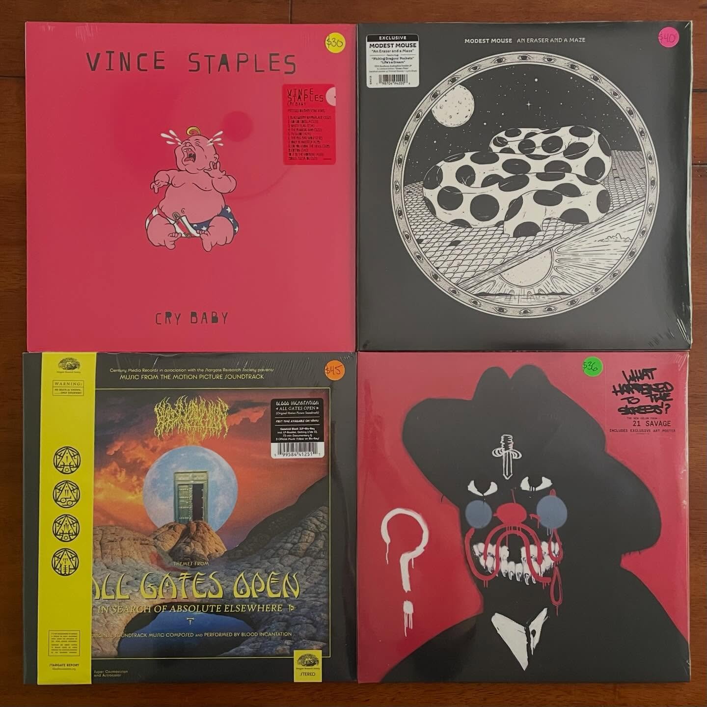Lots of sweet new releases dropping today! Got a bunch of restocks and requests heading to the shop as well. Come through and scoop something fresh to spin this weekend! Open noon to 6.