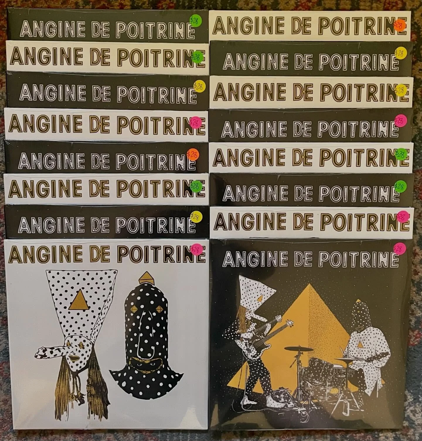 Alright all you microtonal math-rock freaks out there! The wait is over! Angine de Poitrine Vol. I &amp; II available at the shop tomorrow at noon. Be there! 

#supportyourlocalrecordstore #anginedepoitrine #microtonal #vinylcommunity #southernoregon