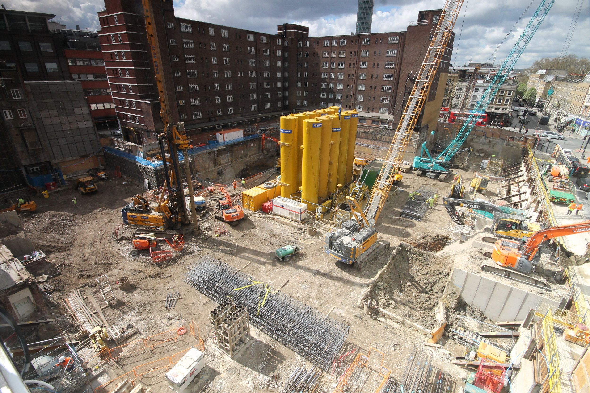 Silo and ancillary equipment foundations