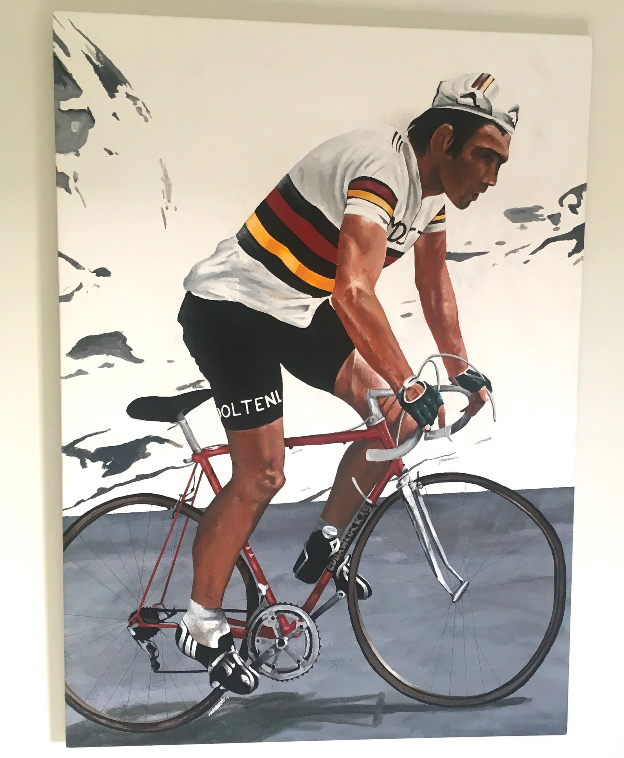   Eddy Merckx  Acrylic on Canvas 