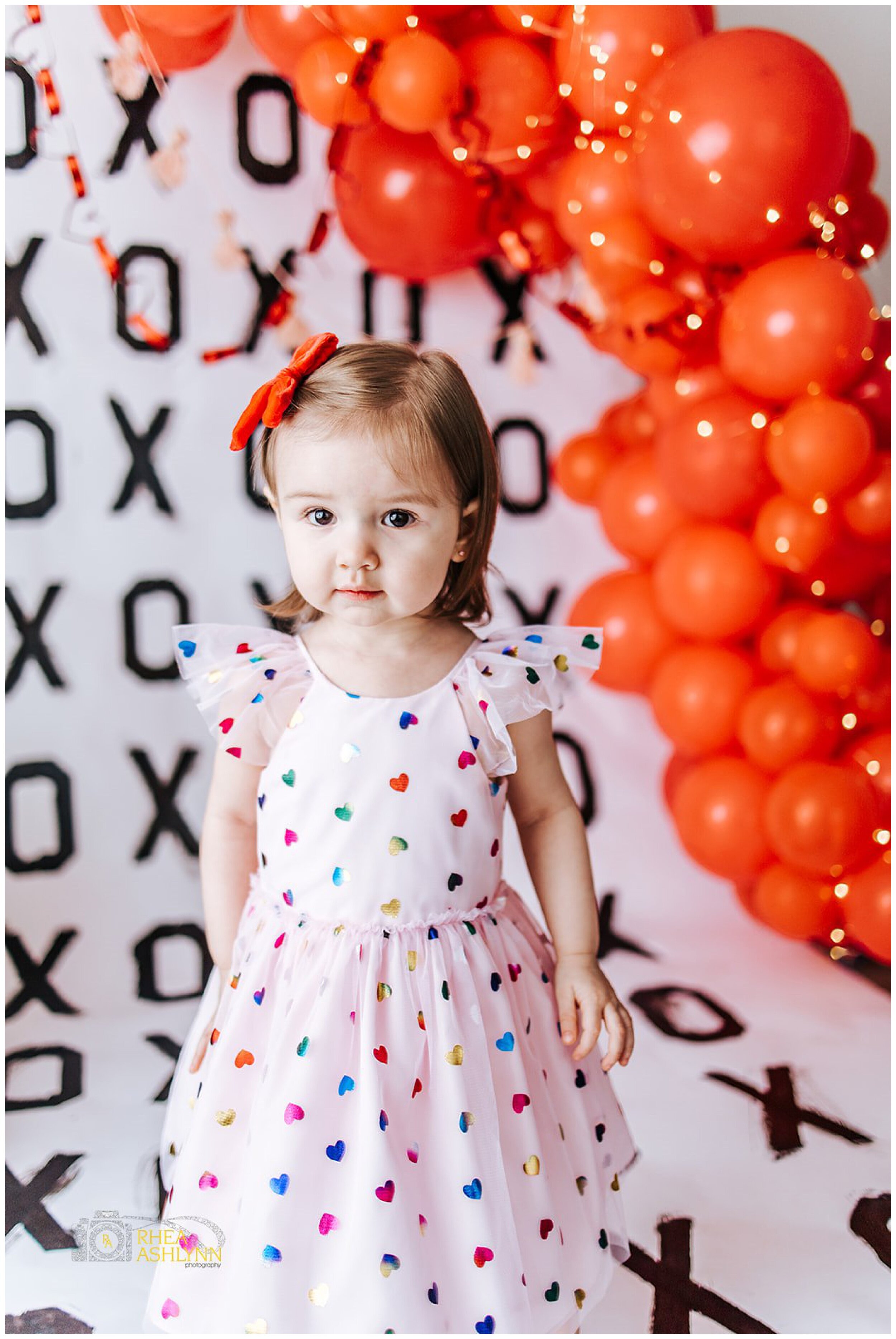 girl at valentine's day photoshoot