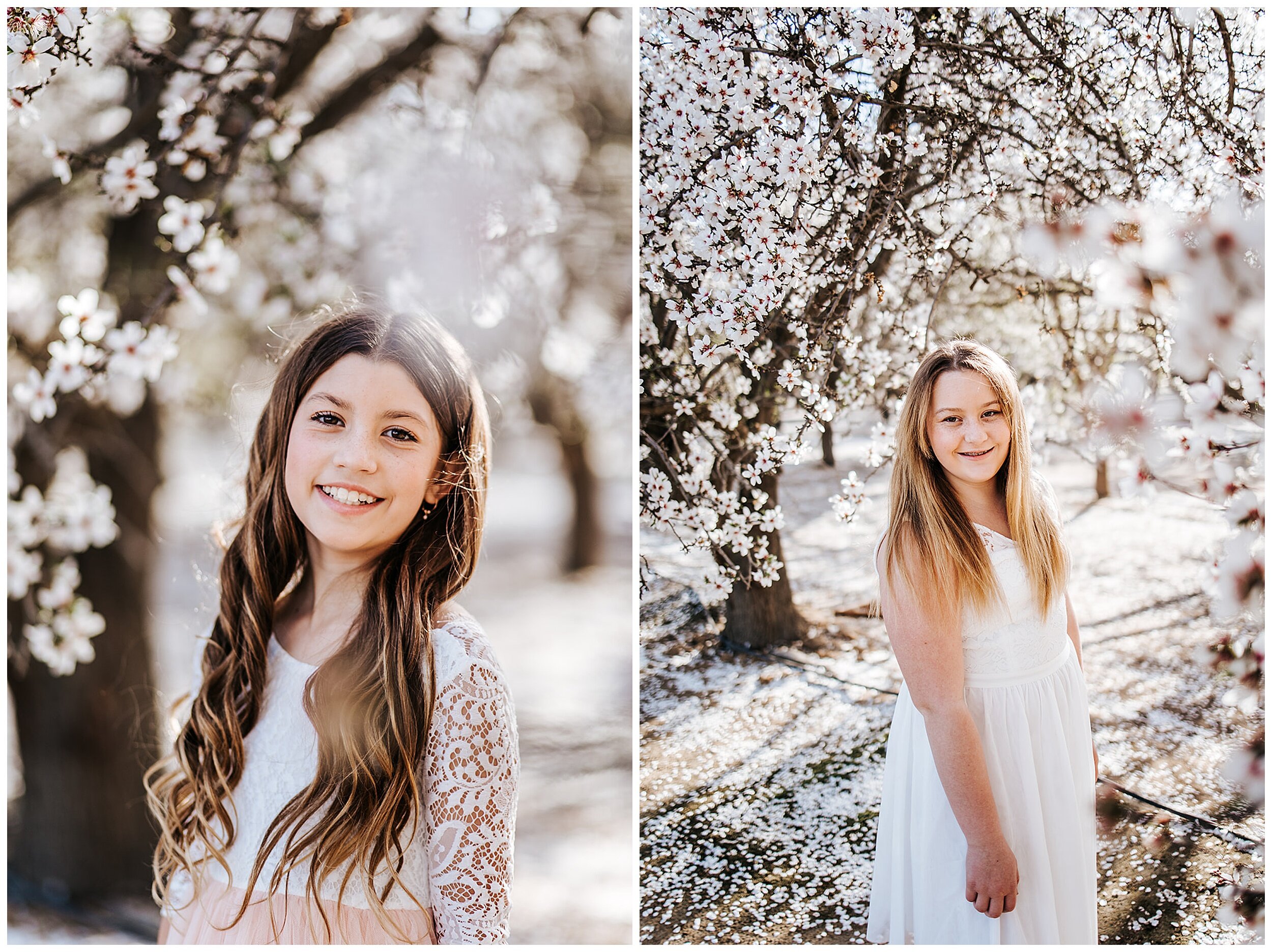 portraits of young girls