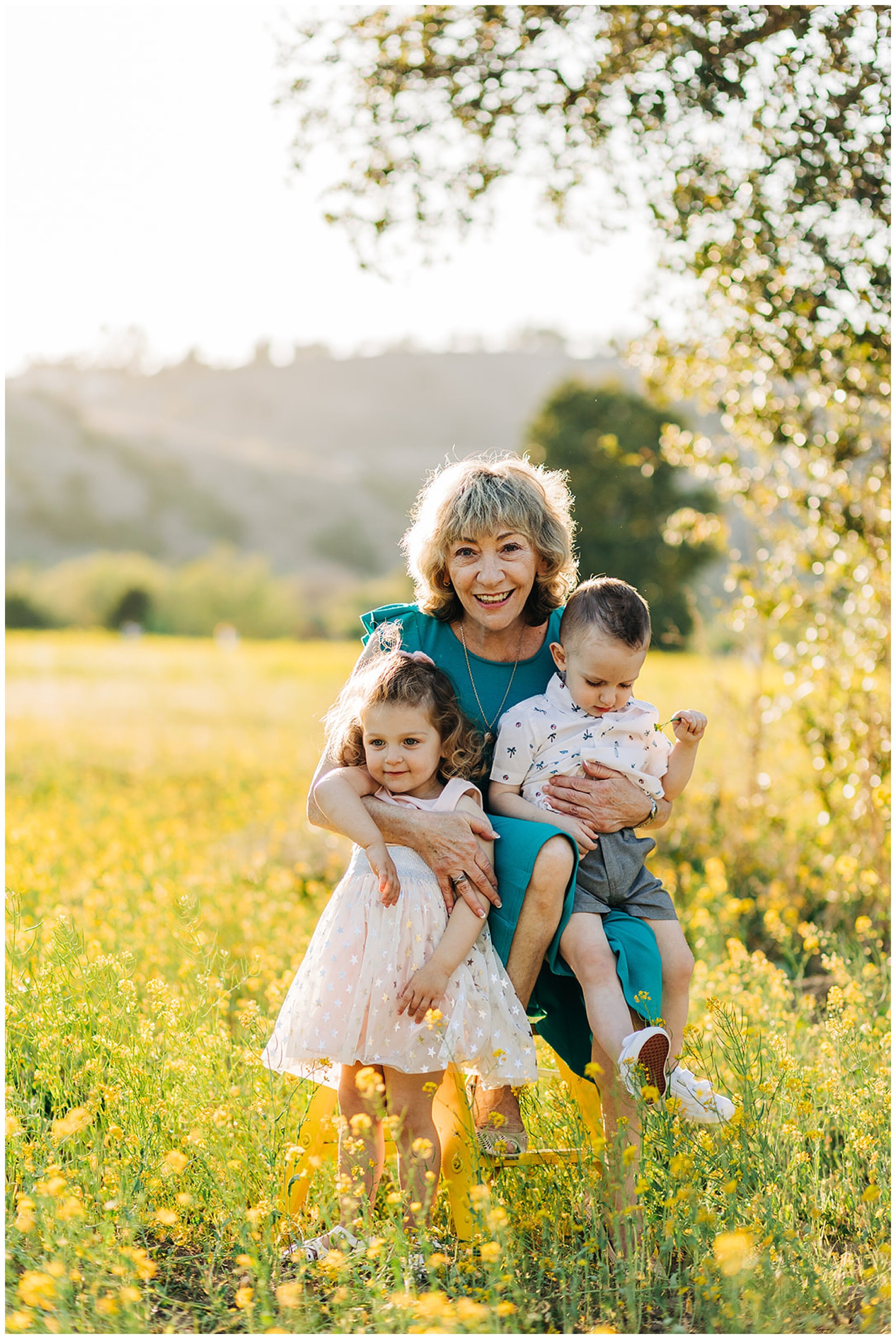 grandma with grandkids