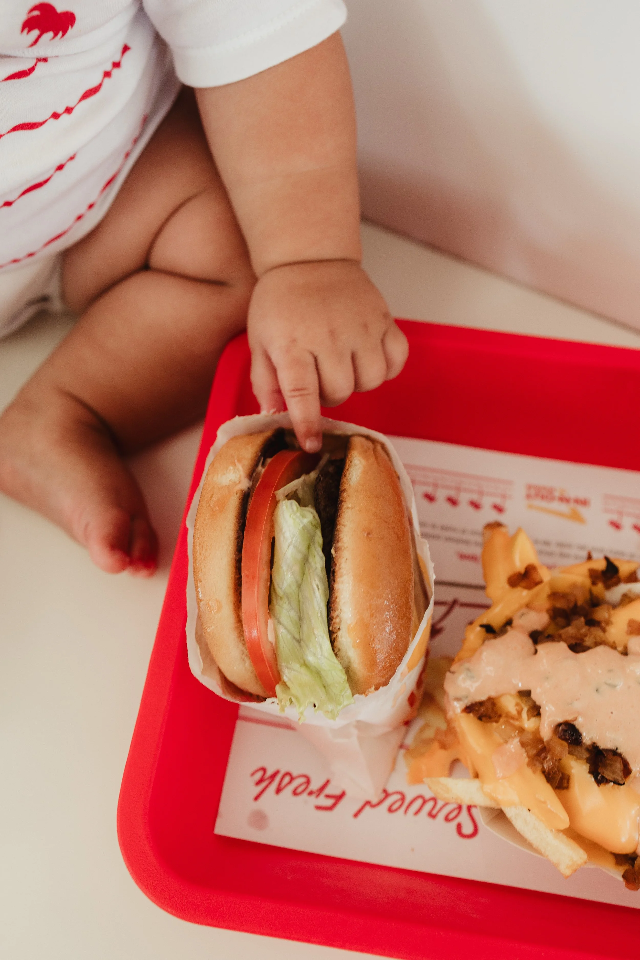 9 Months In, 9 Months Out 🍔 A baby photoshoot that made us all crave In-N-Out