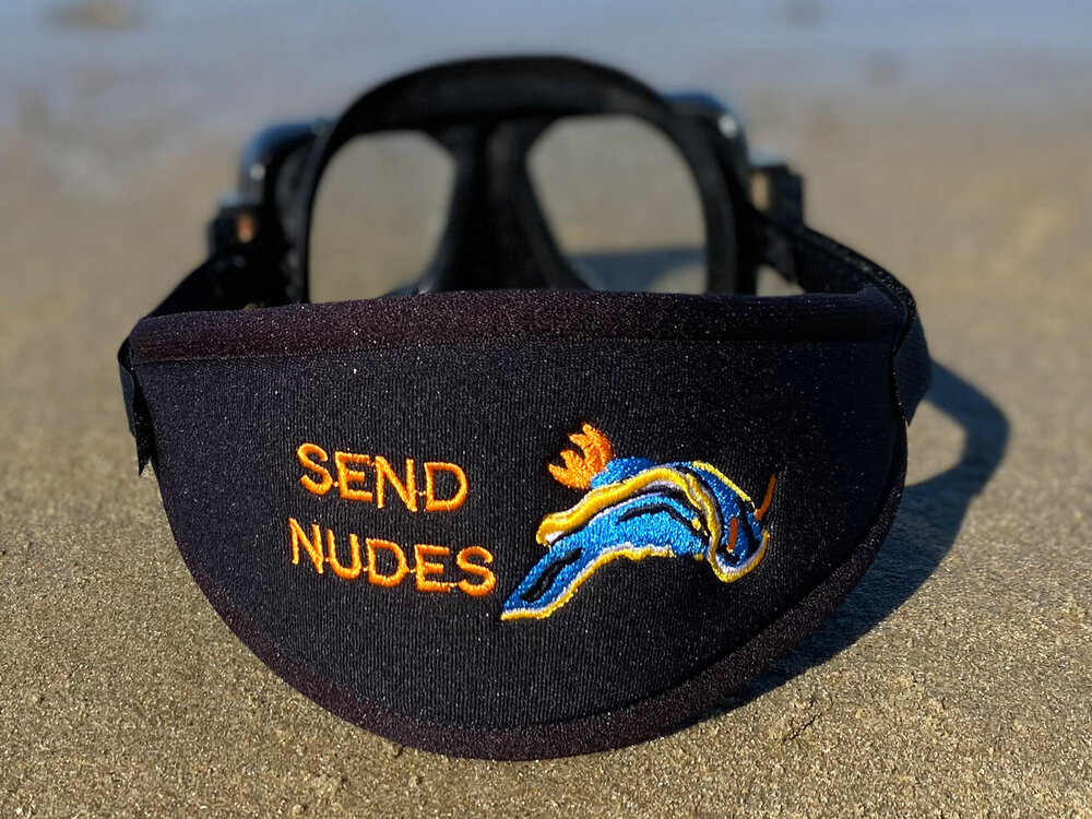 Indflydelsesrig legering Forventer Nudibranch personalised custom scuba mask strap — Dive Instructor Academy