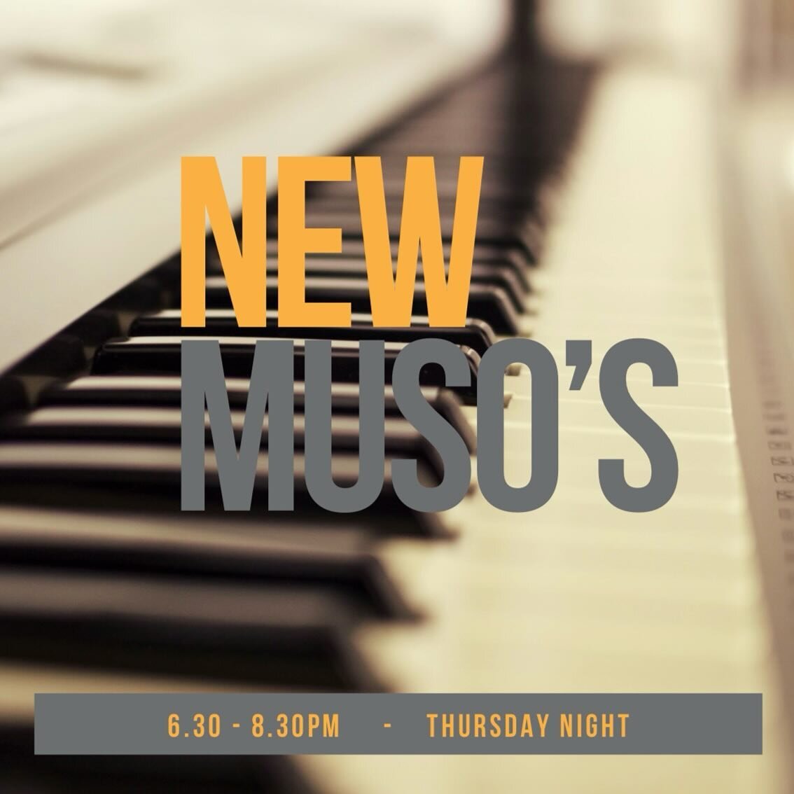 If you are a budding new musician, or wanting to be a musician, we would love for you to come to our New Muso&rsquo;s session Thursday this week, 6.30-8.30, at Extreme Life! 

Bring your instruments, your voice and your in-ears!