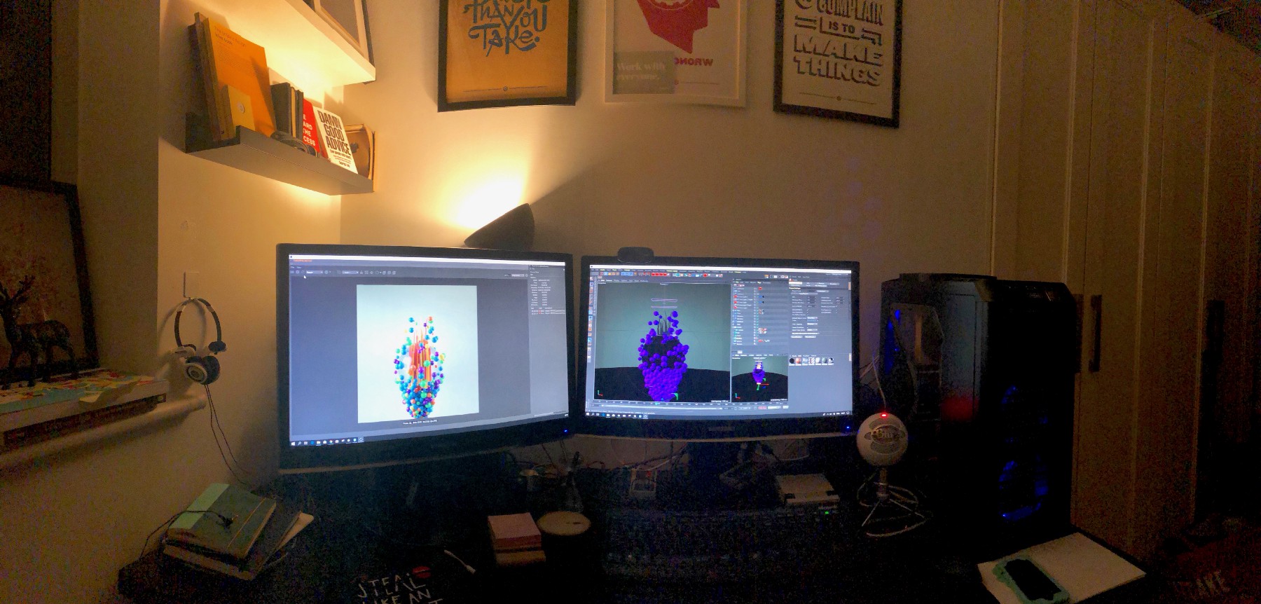 When working from home, on my space with no interference it’s easier to get into “the zone”.