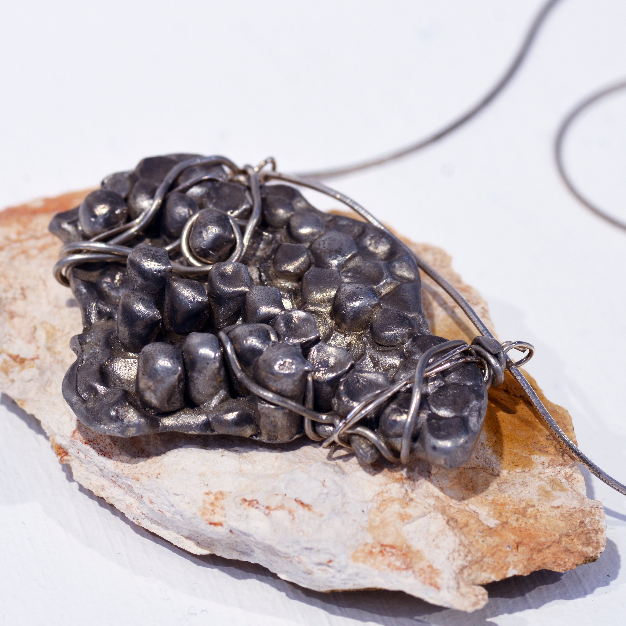 39 Ioanna Thymianidis ARCHIPELIGO pewter, silver chain.jpg