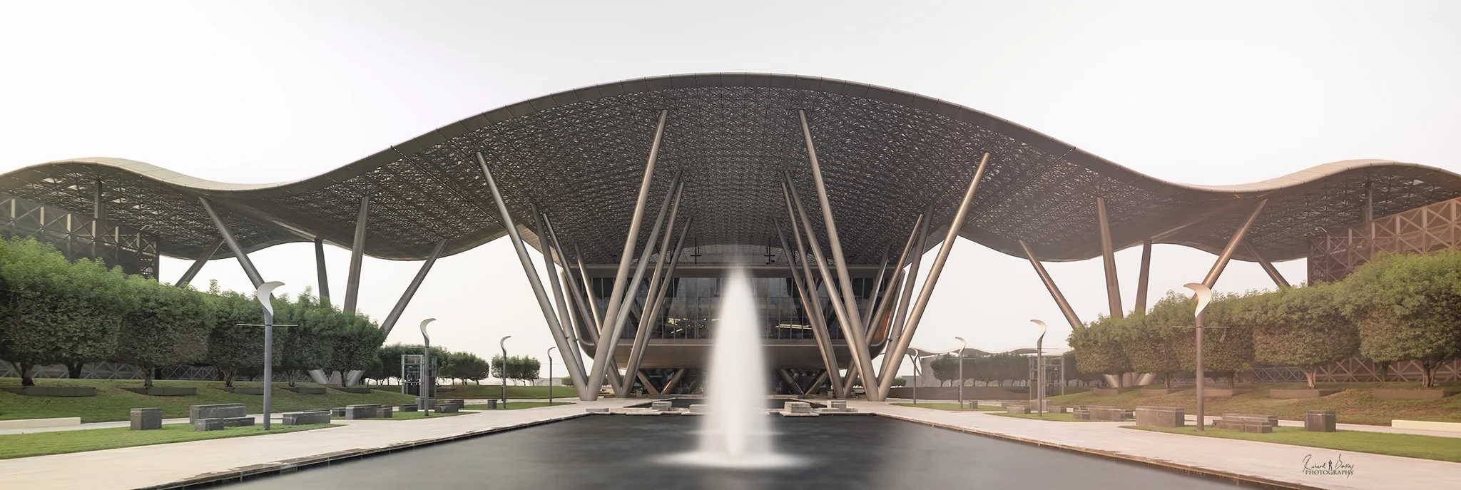Qatar Science & Technology Park at late afternoon
