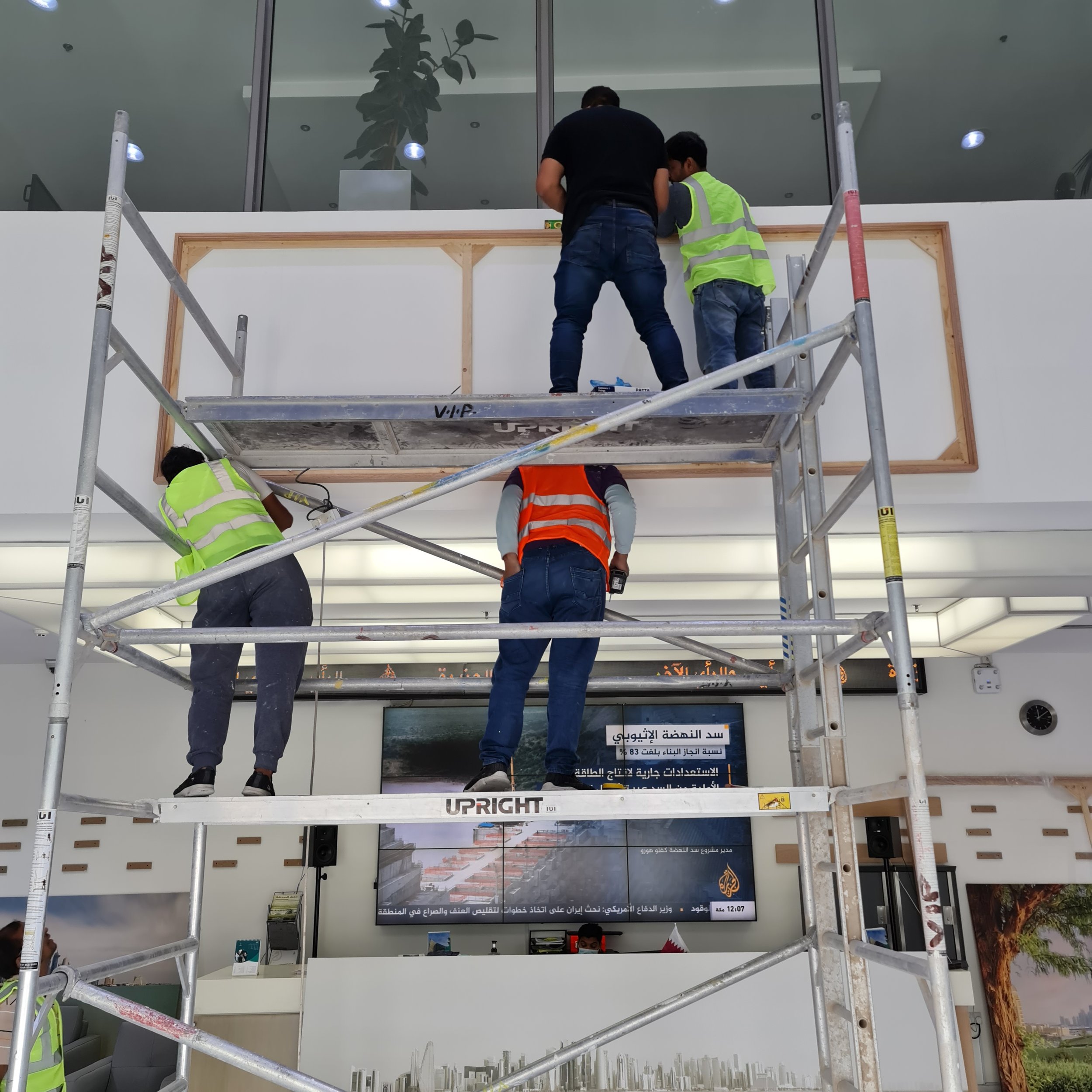 Hard work from the team