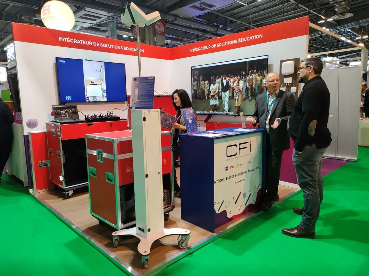 PoE-Tic Displayed and Demonstrated Their MIELA System at The Educ@tech Expo 2022 Edition in Paris, France