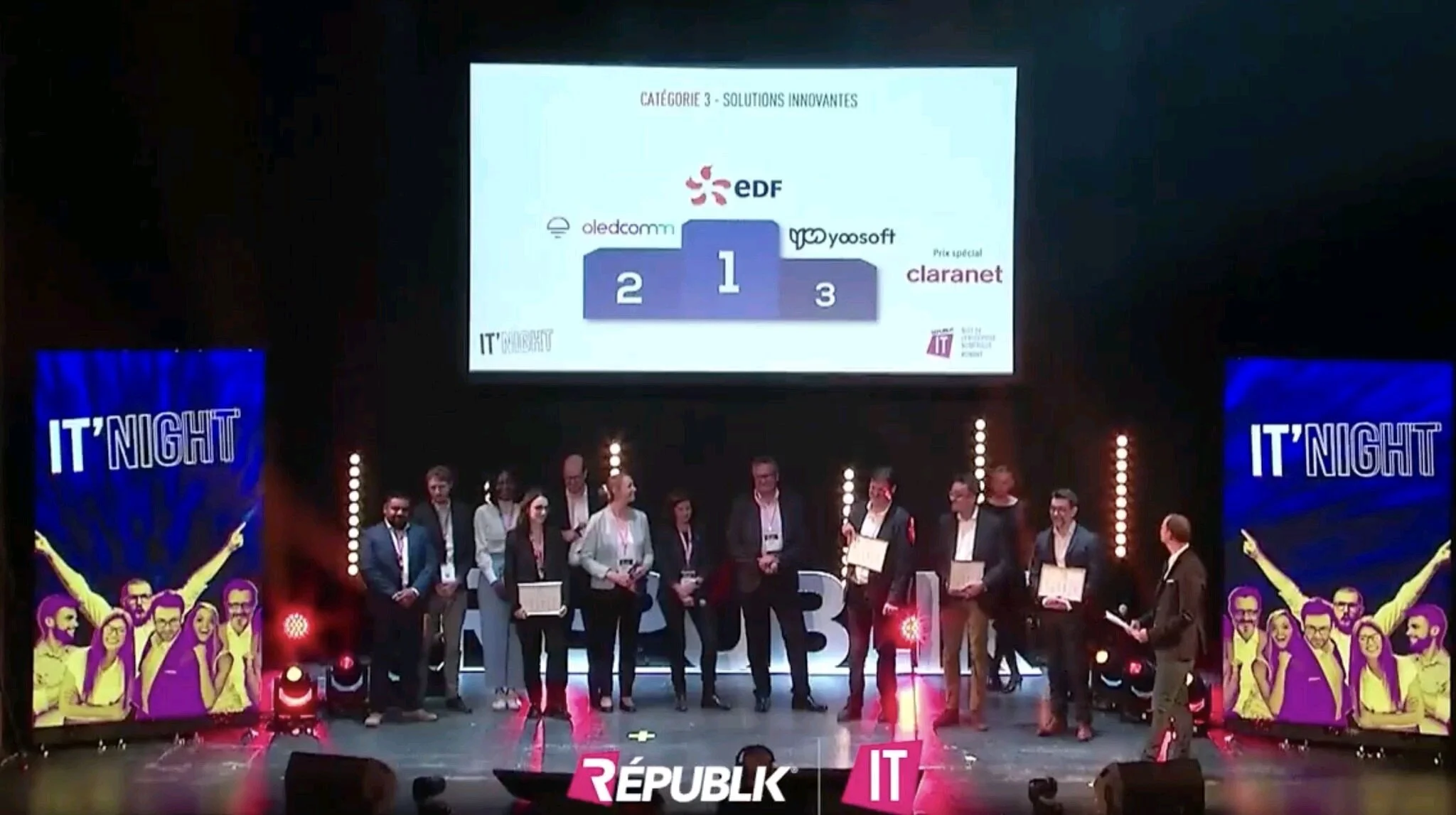 OLEDCOMM Awarded a New Silver Medal of The  Innovation Solutions Challenge of The IT’NIGHT 2023