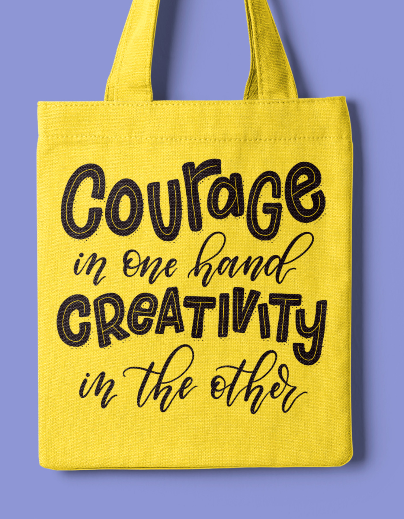 A mockup of my design on a tote bag. Cool right?!