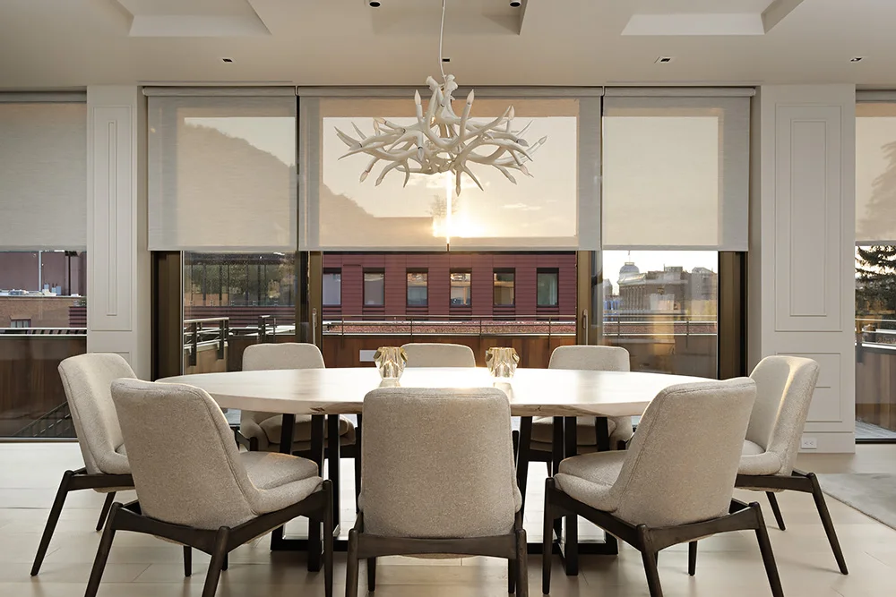 View of J Geiger | Modern Motorized Window Shades | Project Profiles