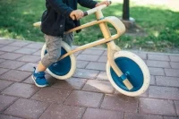 Child riding a bike