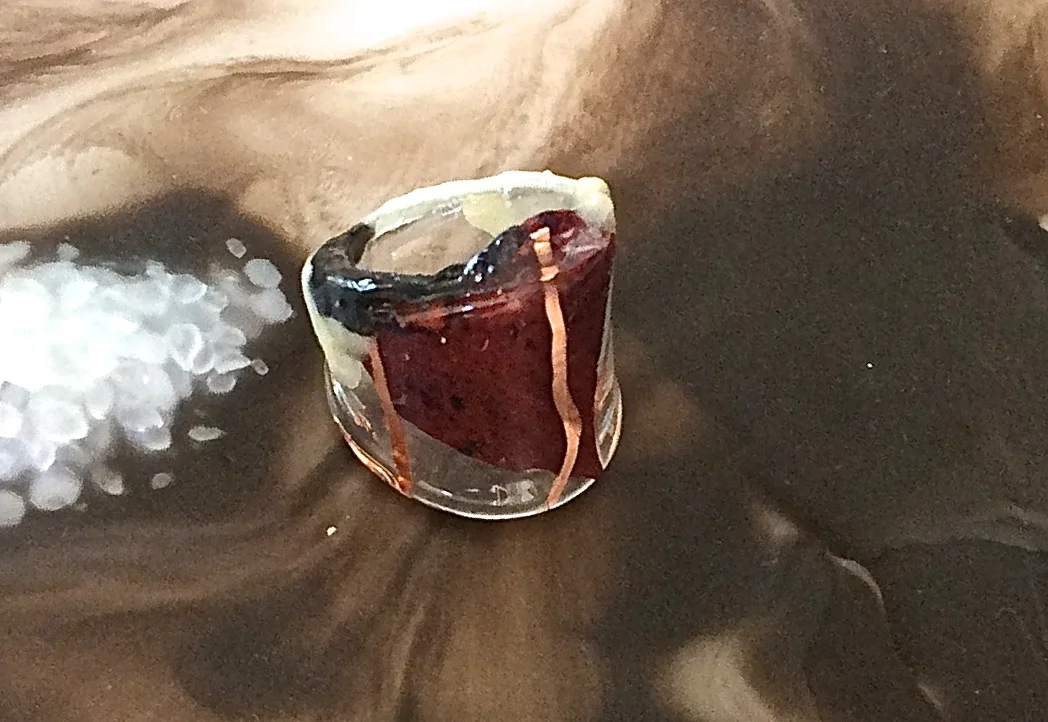 Rings and Encaustic Painting