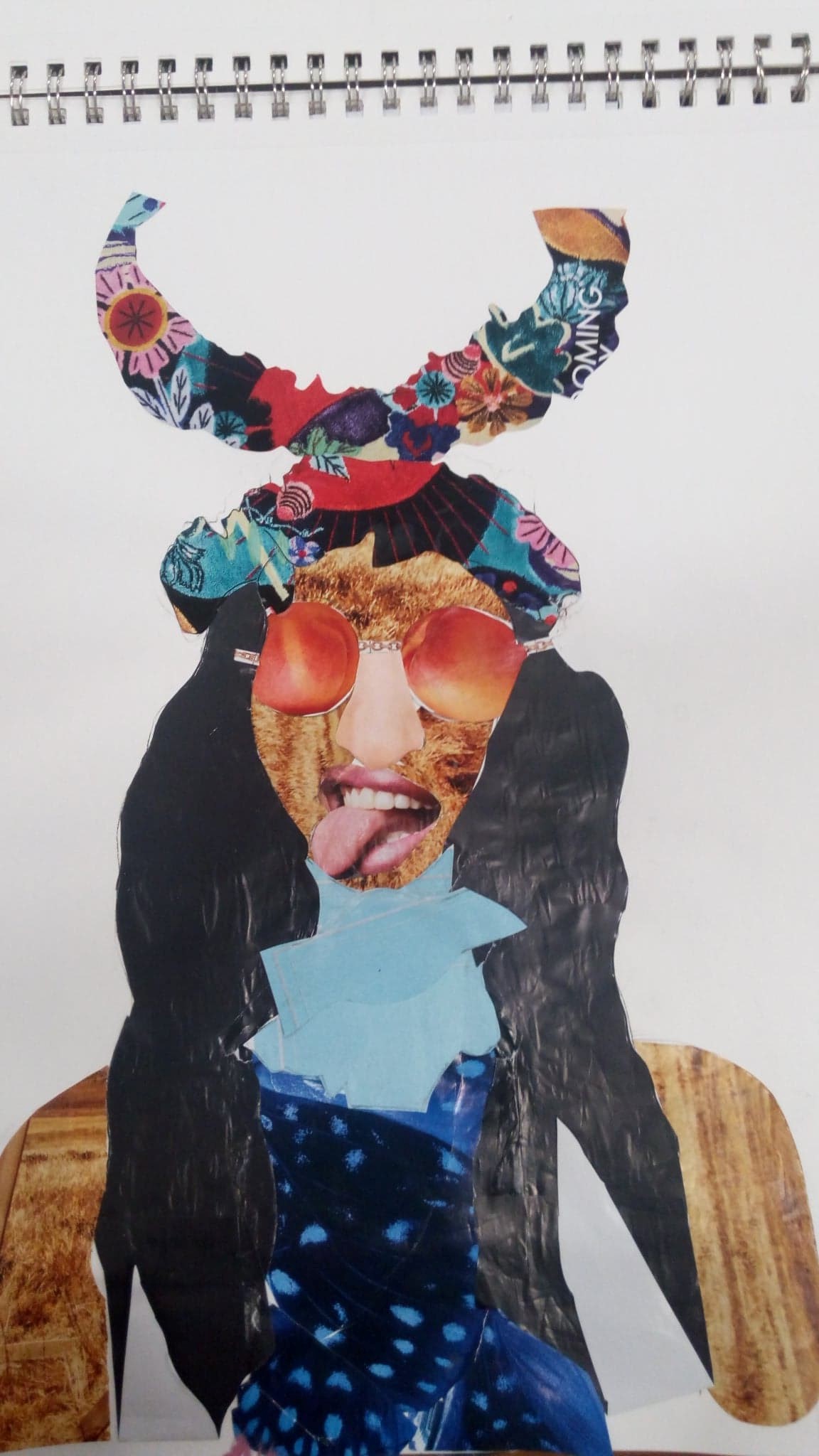  Montclair State University - Collage Self Portrait - Spring 2018 